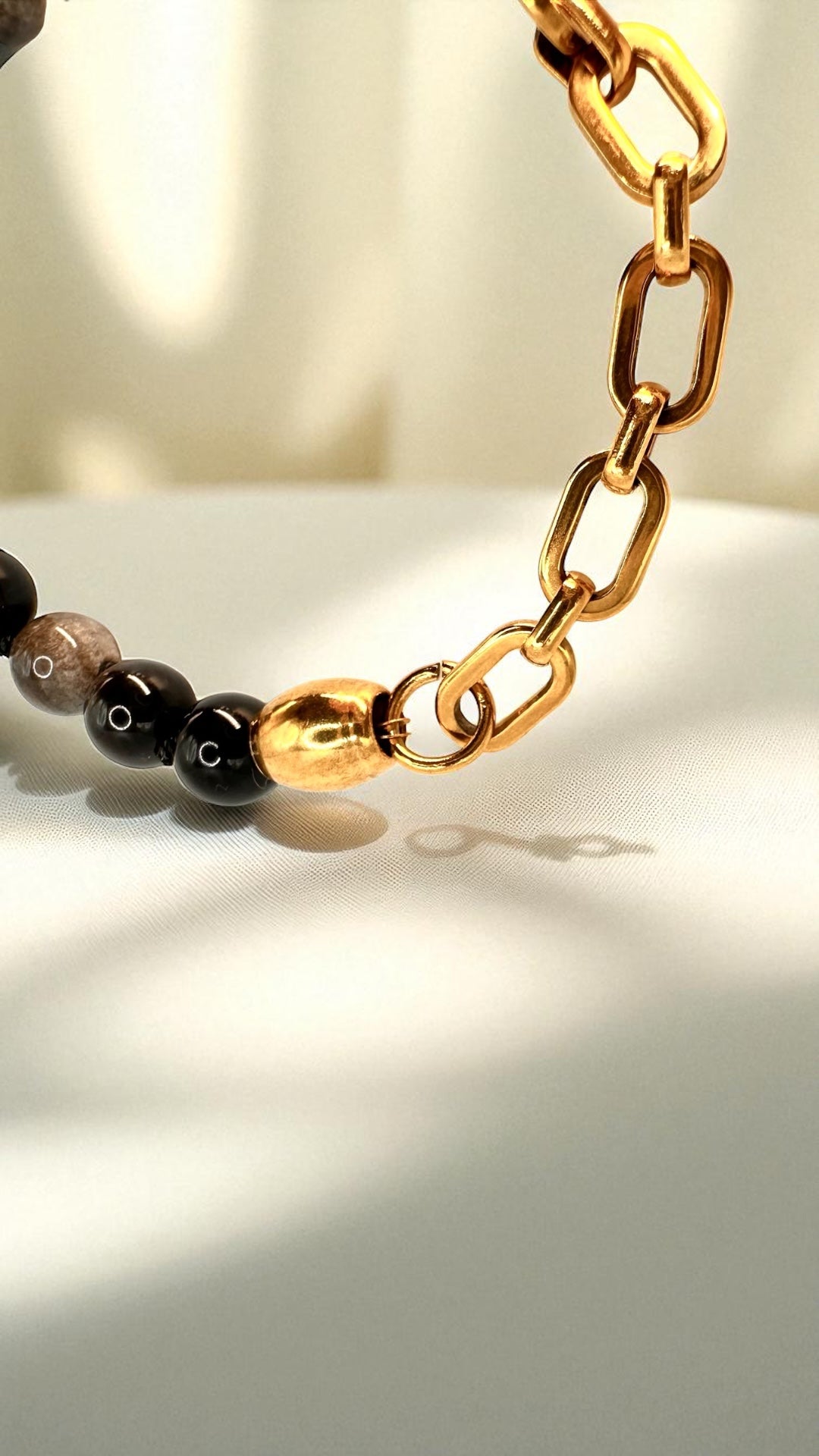 Armband Obsidian Flower-of-life AMA