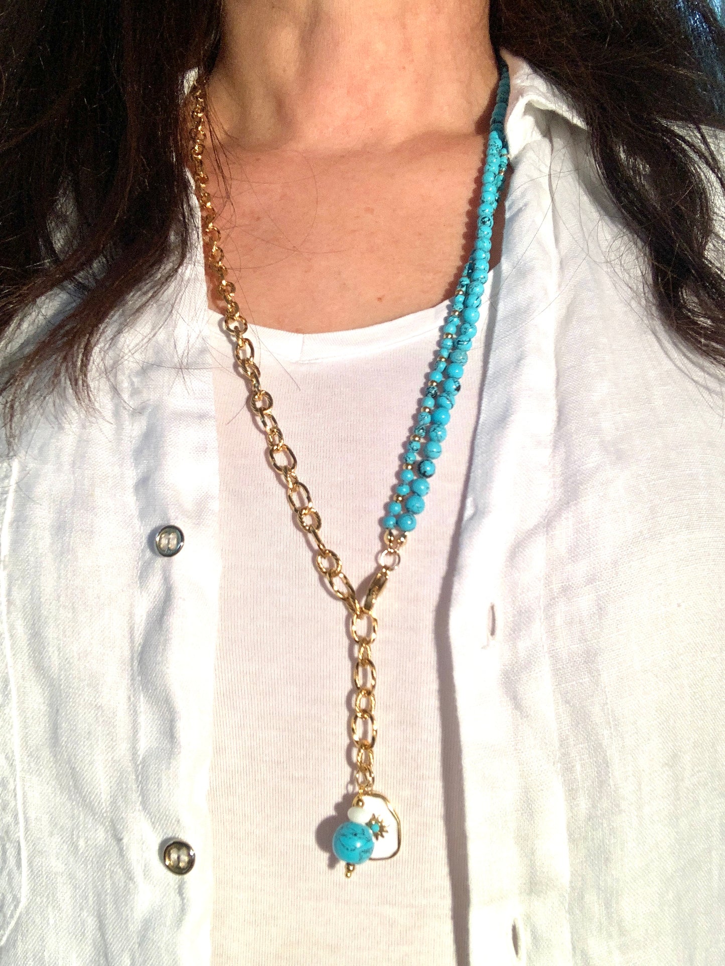 Kette Turquoise and White AMM