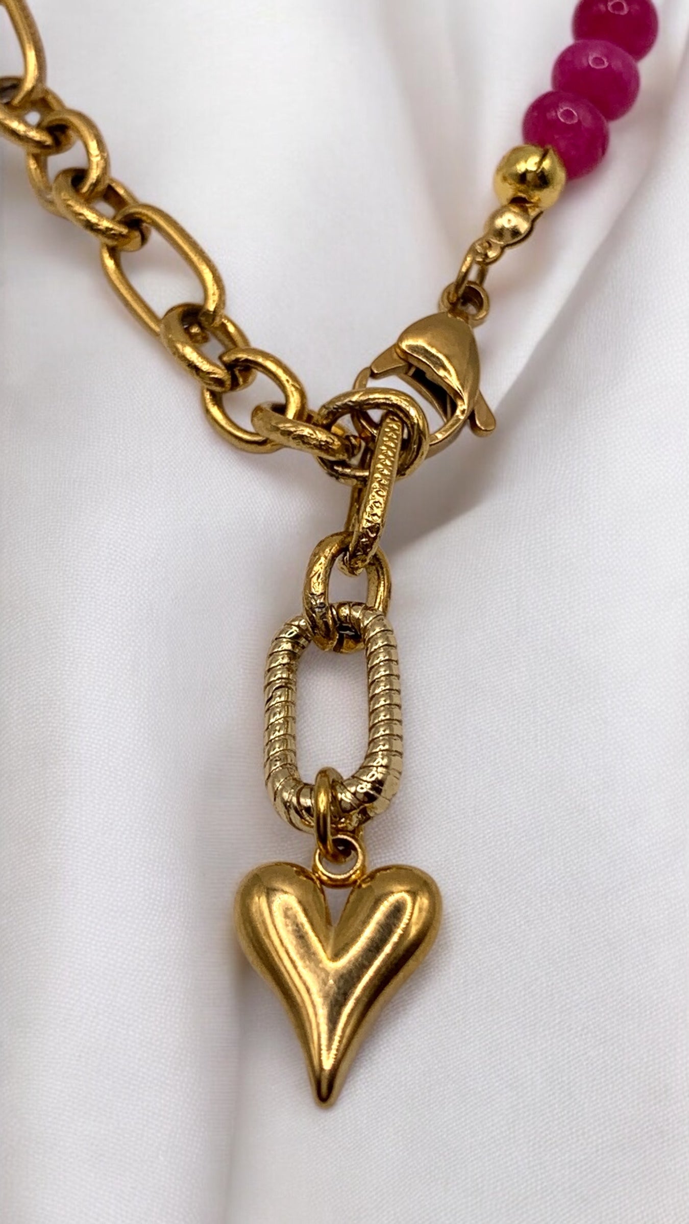 Kette Pink Heart AMM
