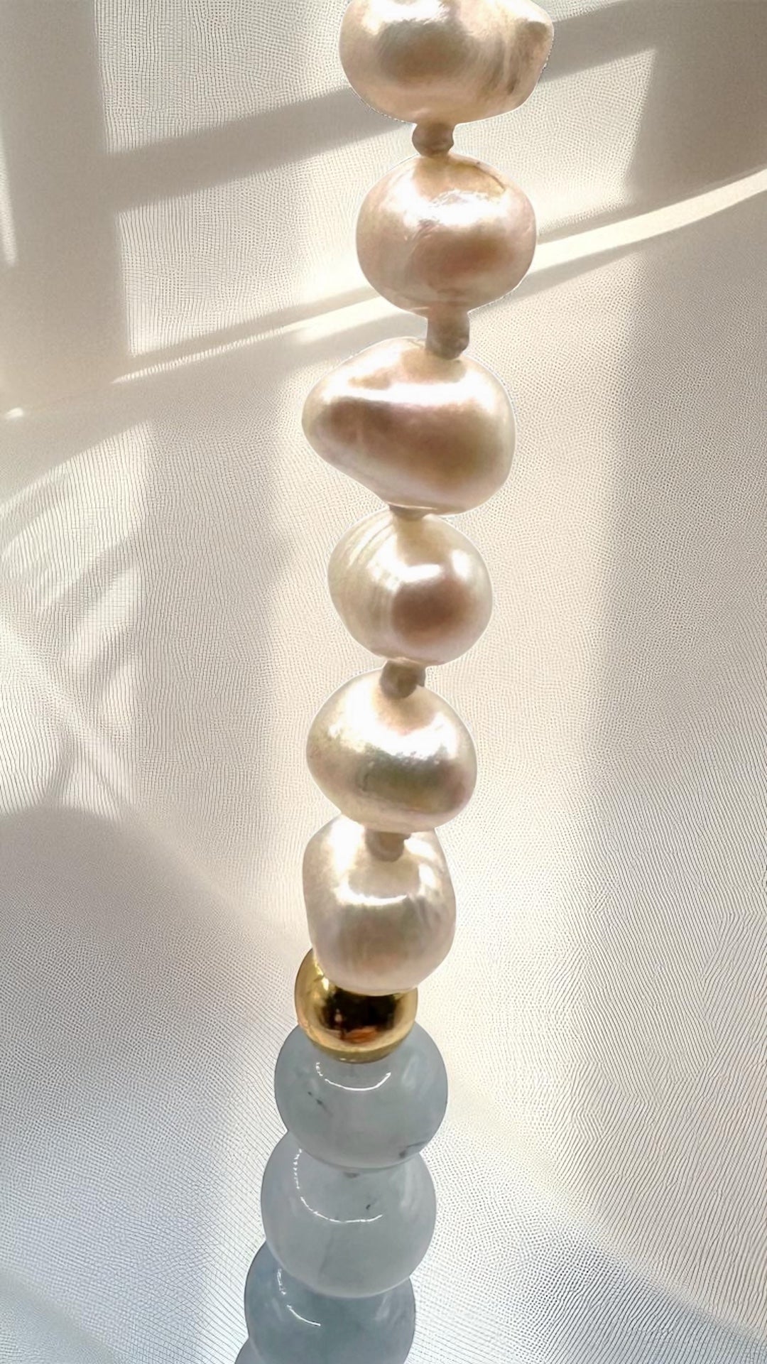 Kette Pearl-Aquamarin AMA