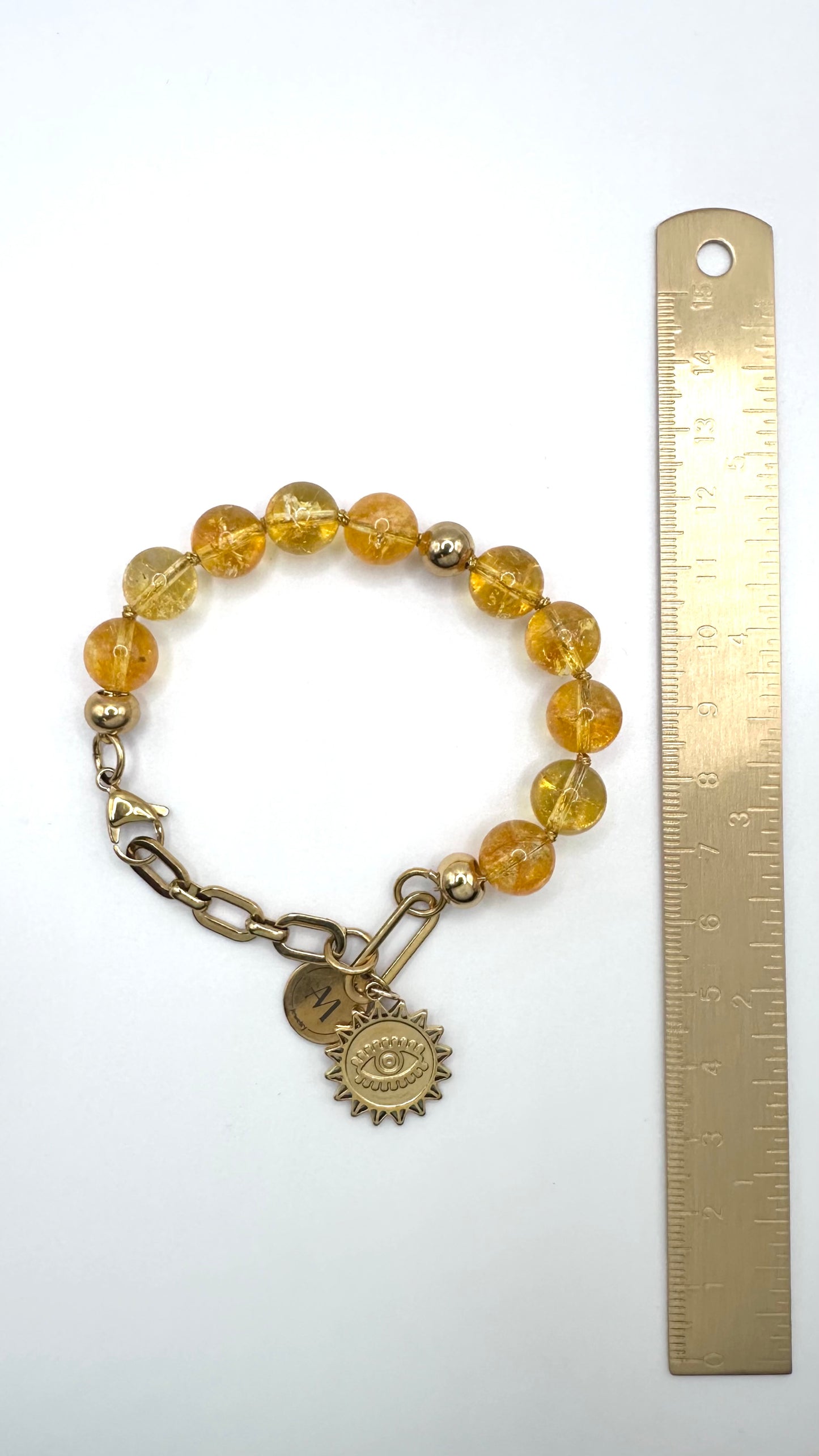 Armband Yellow Citrin Sun AMA