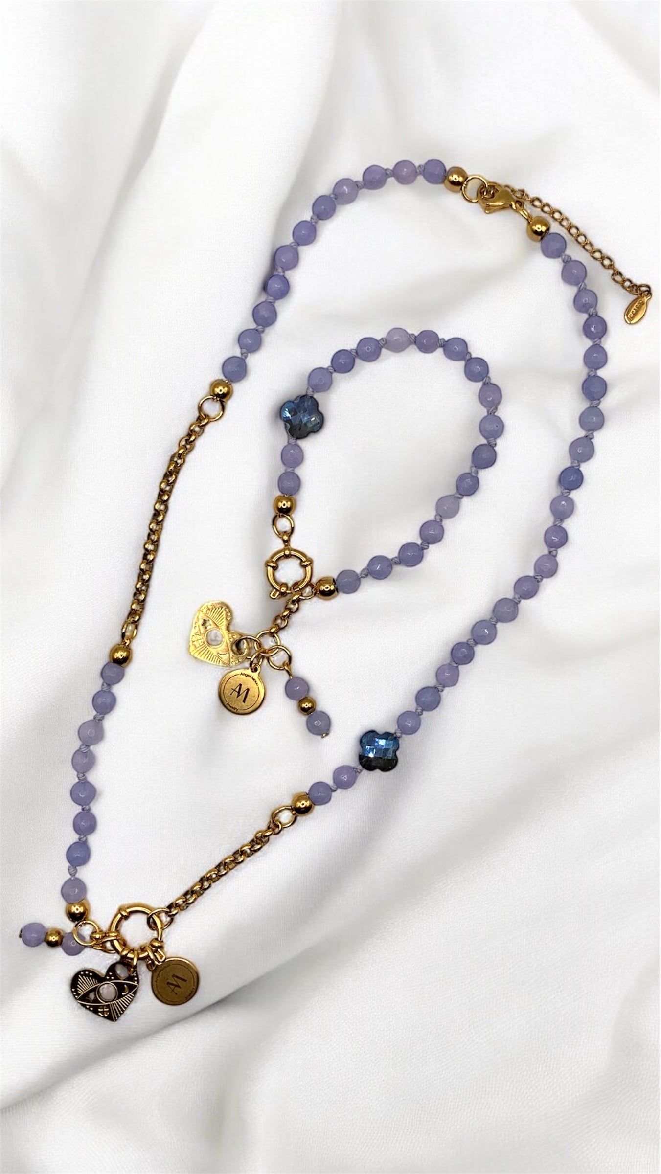 Armband Aquamarin Heart AMM