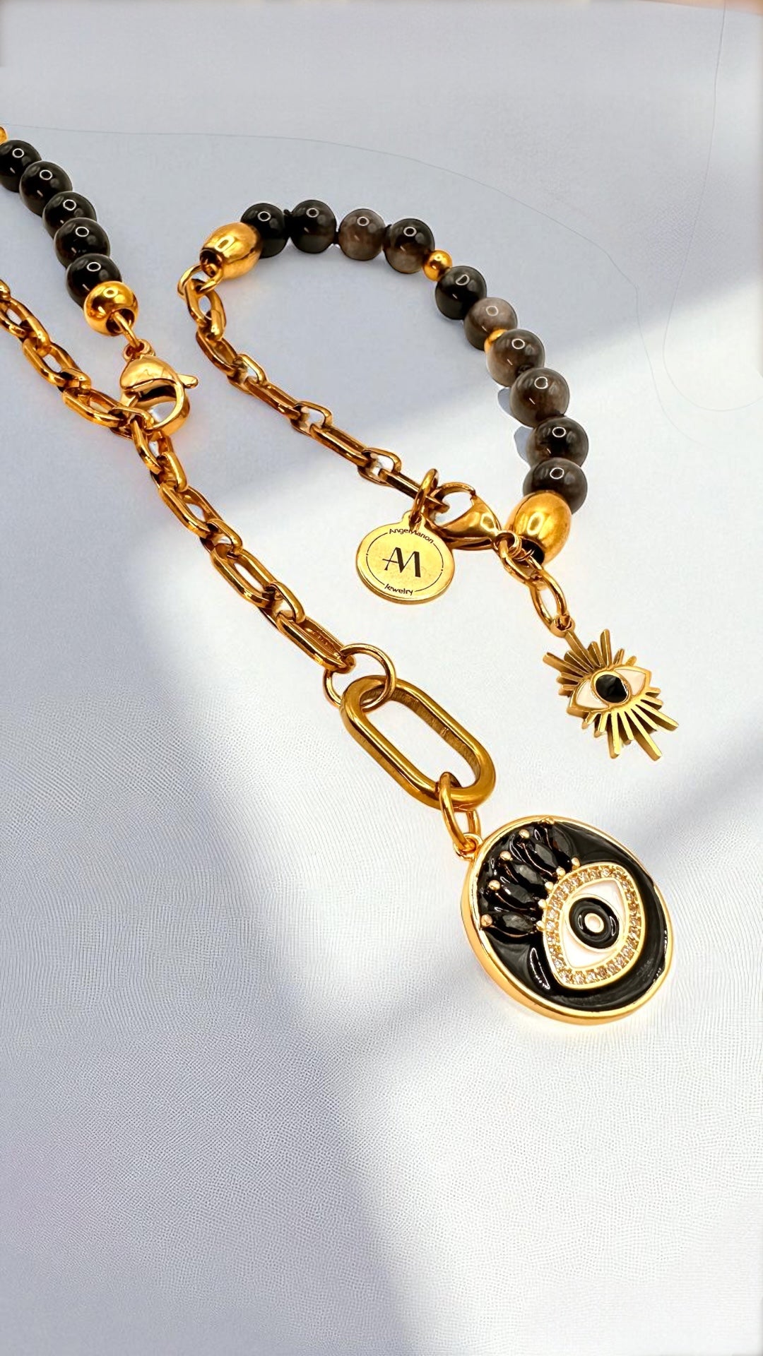 Kette Obsidian Eye AMA
