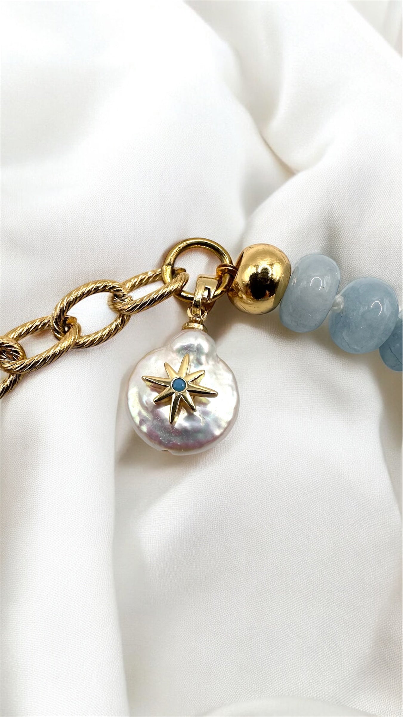 Armband Pearl-Aquamarin AMA