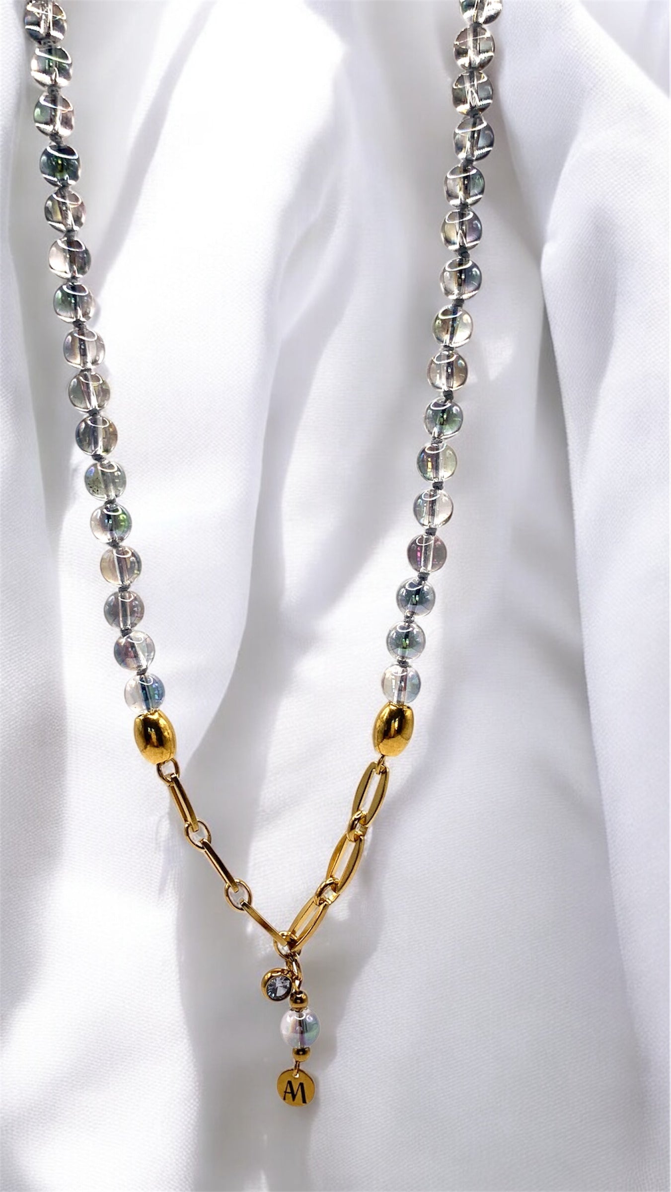 Kette Shimmering Blue Pearl AMM