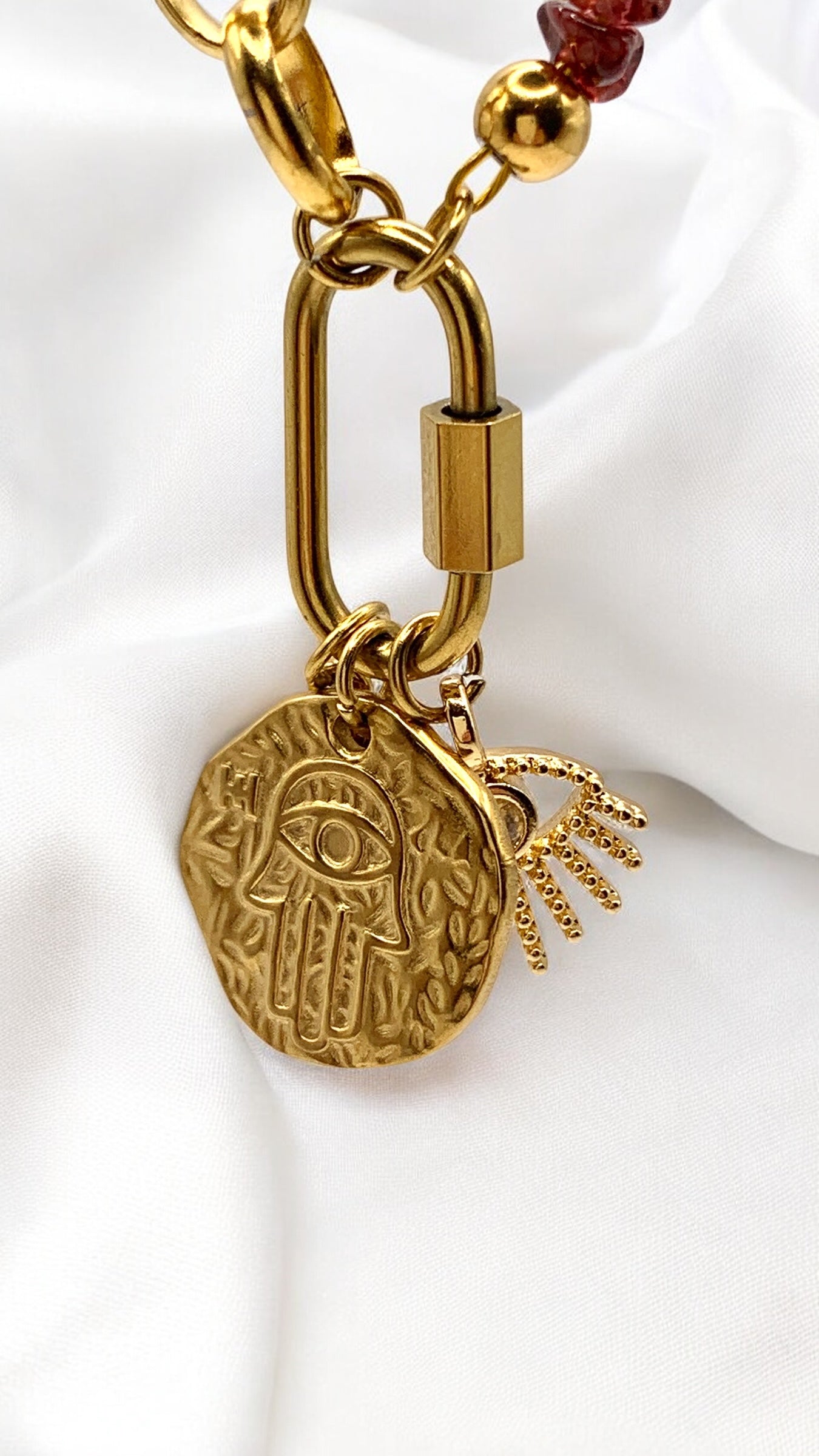 Kette Pretty Granat Splitter AMM