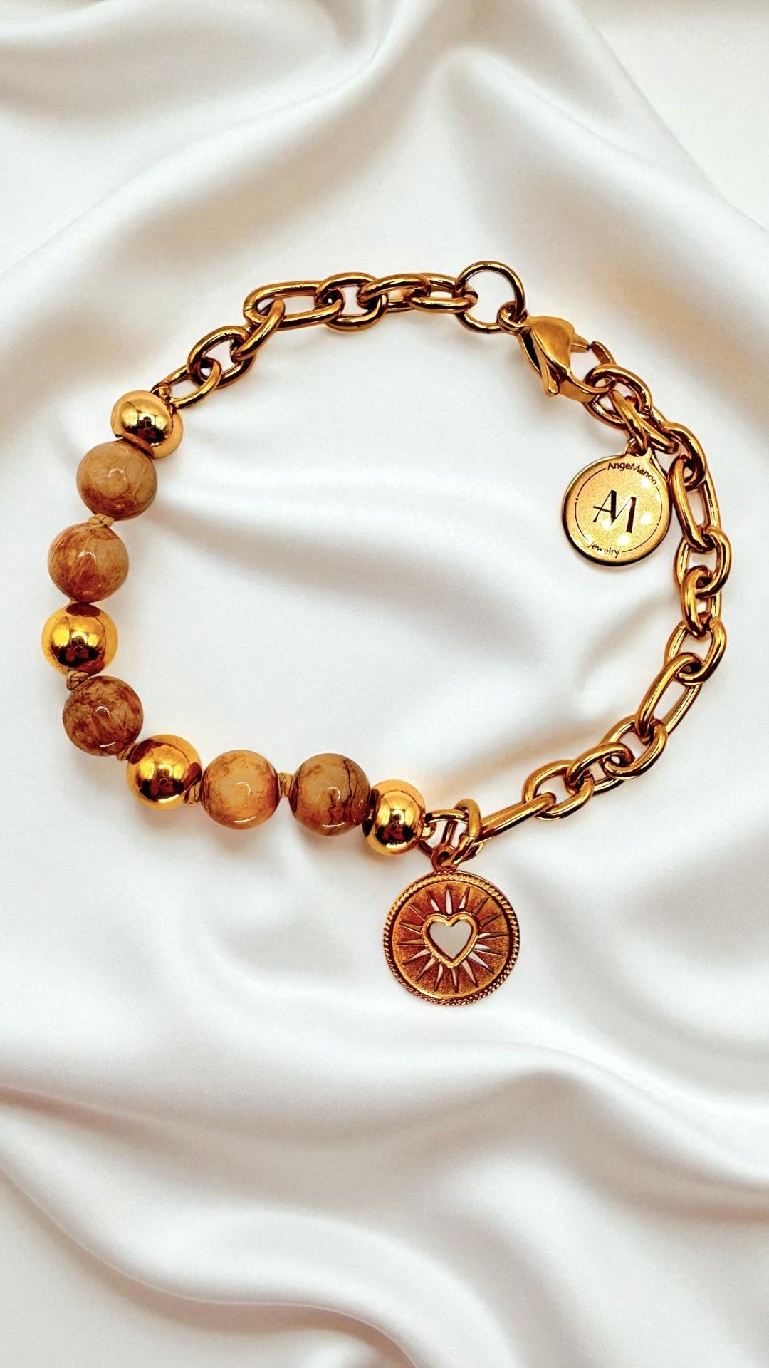 Armband Brown Chalcedon AMA