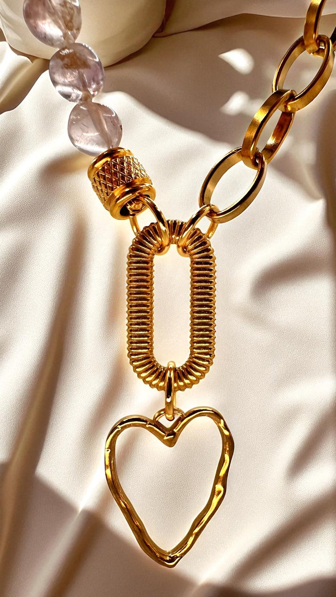 Kette Amethyst Heart AMA