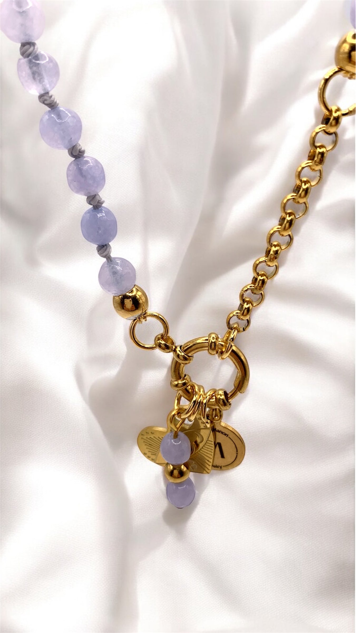 Kette Aquamarin Heart AMM
