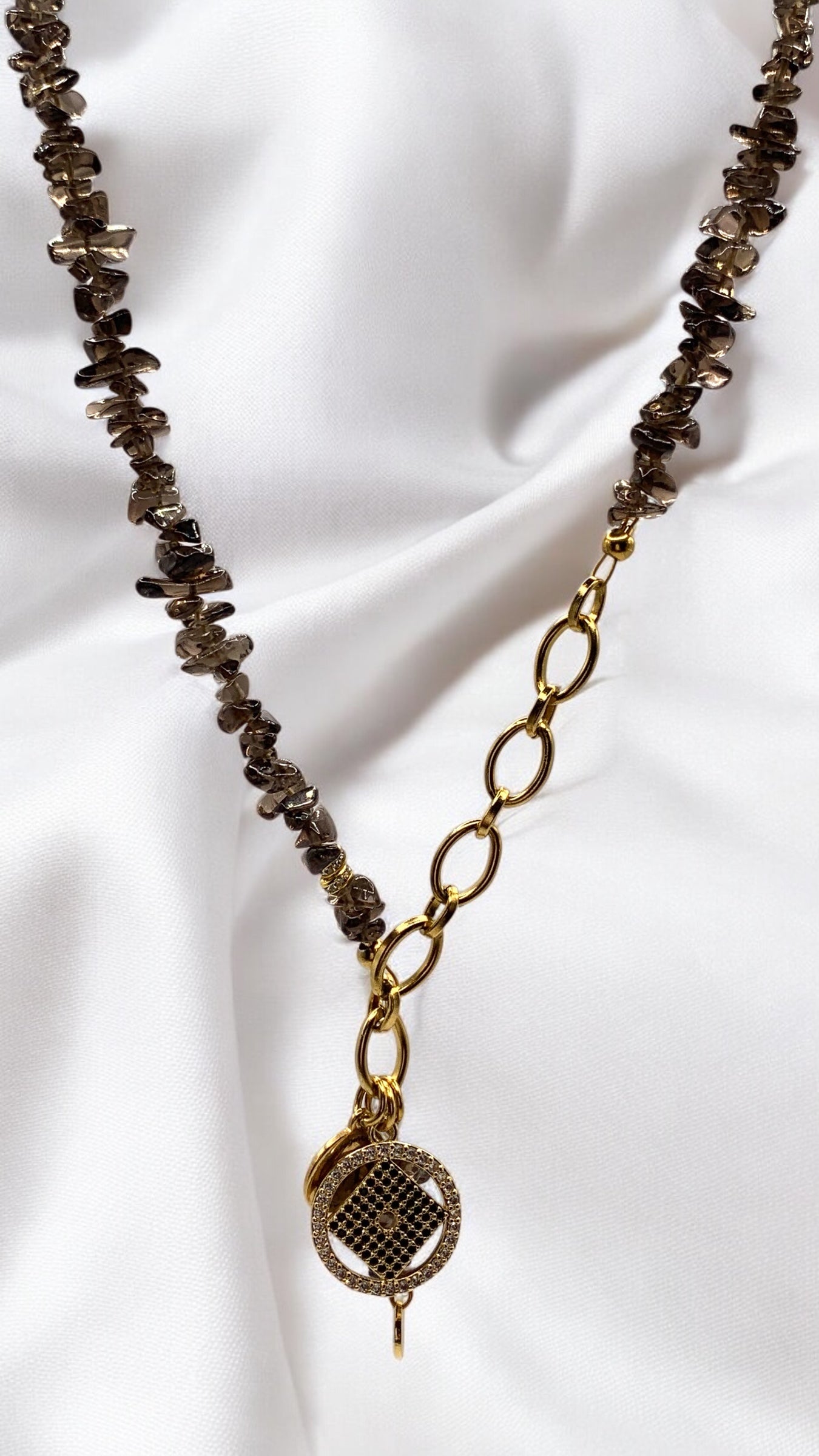 Kette Glittering Smoky Quartz AMM
