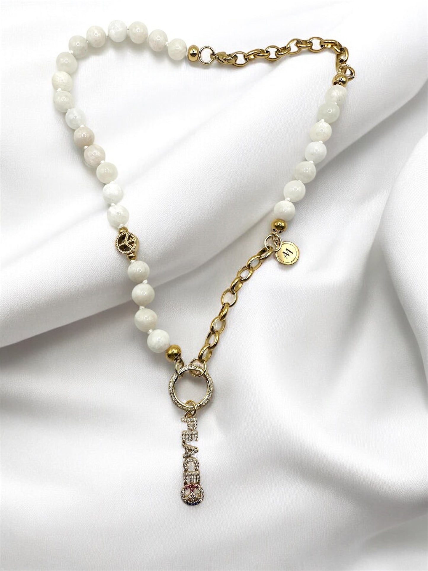 Kette White Peace AMA