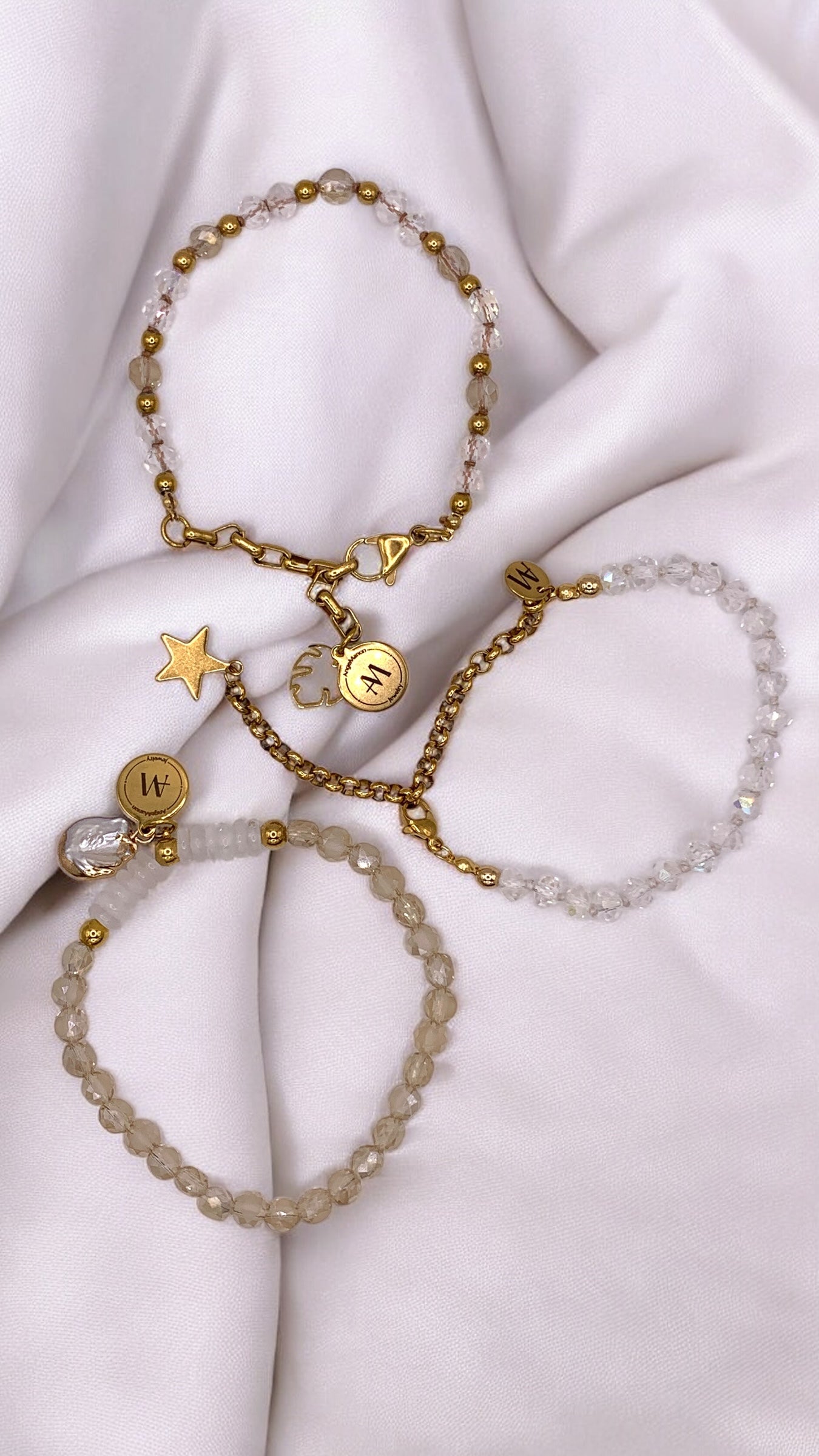 Armband Freshwater Pearl and Quartz AMM