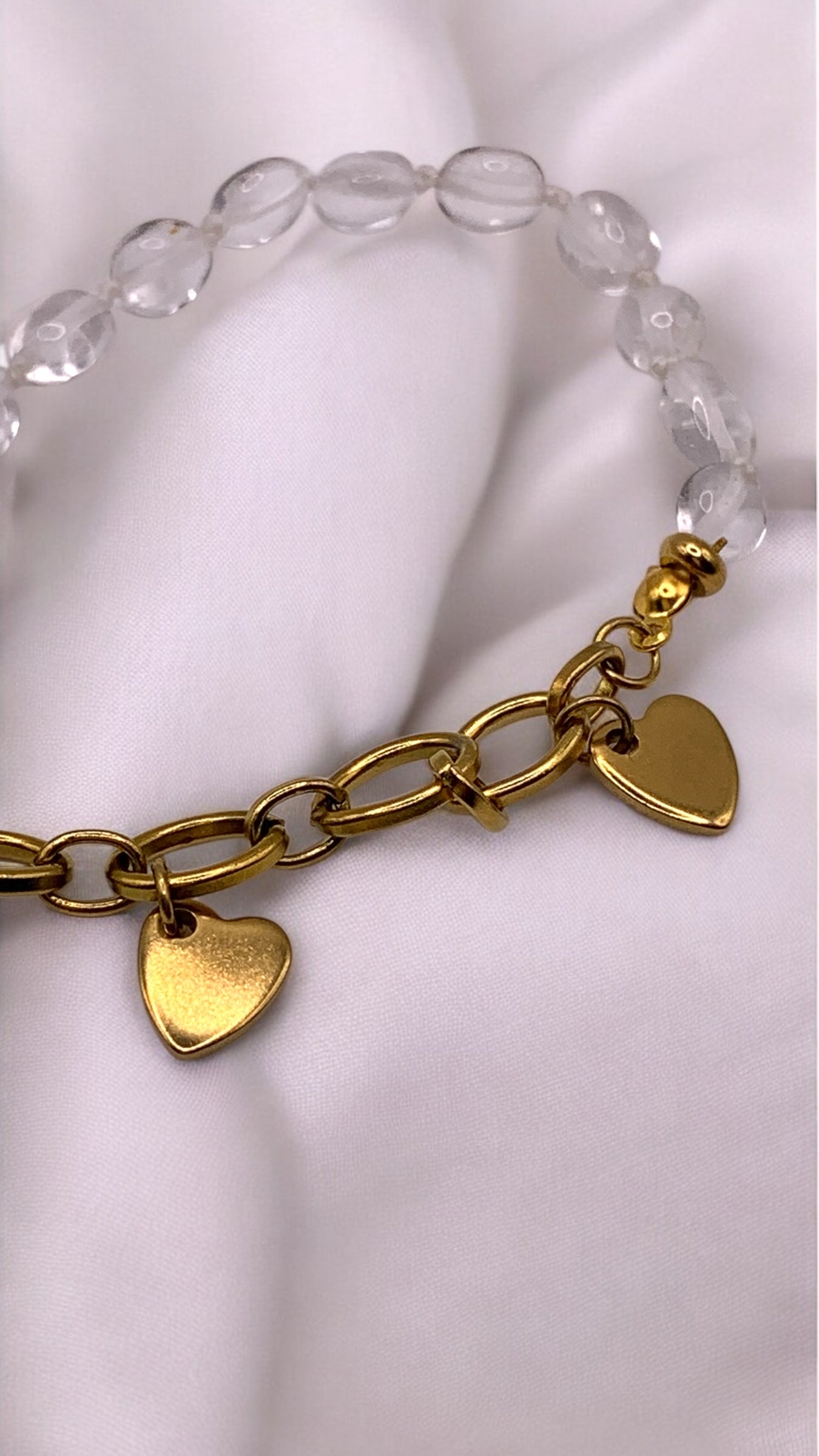 Armband Rock Crystal Heart AMM