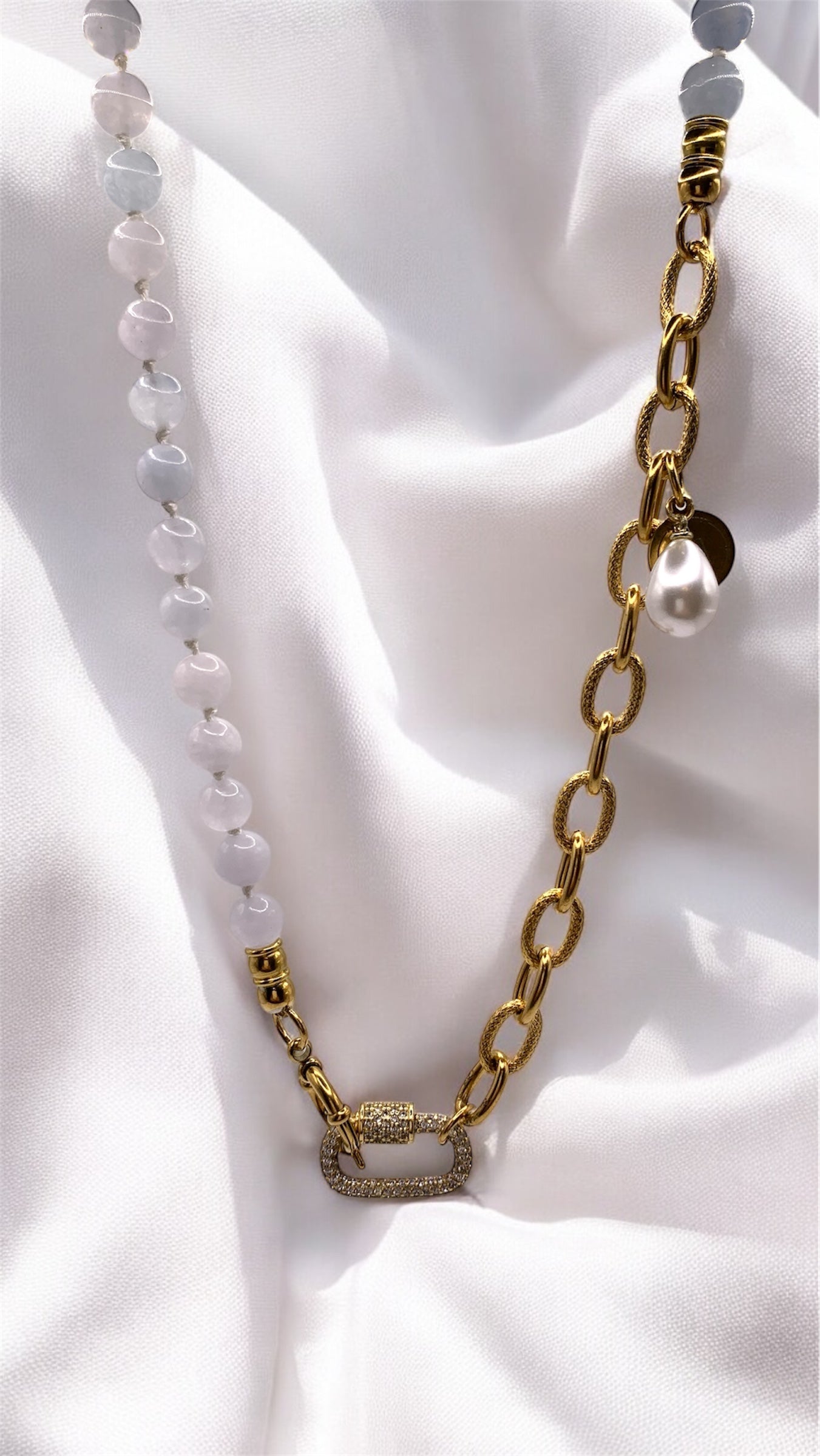 Kette Light Blue Pearl AMM