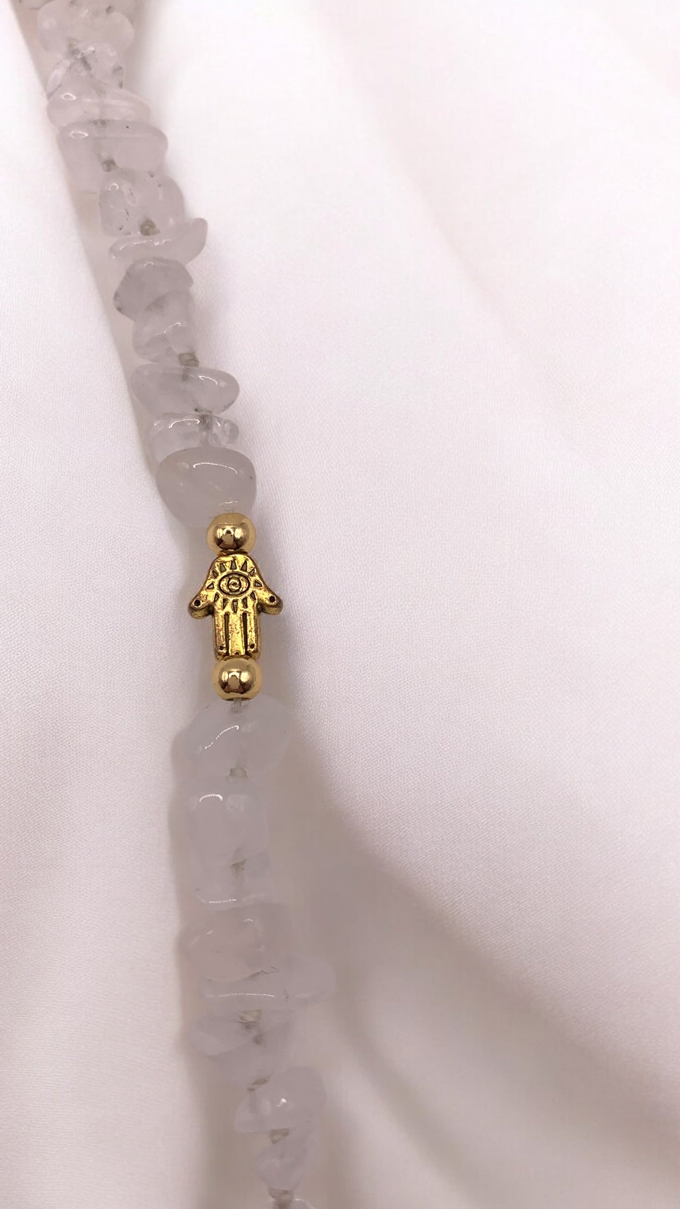 Kette Rock Crystal Hand AMM