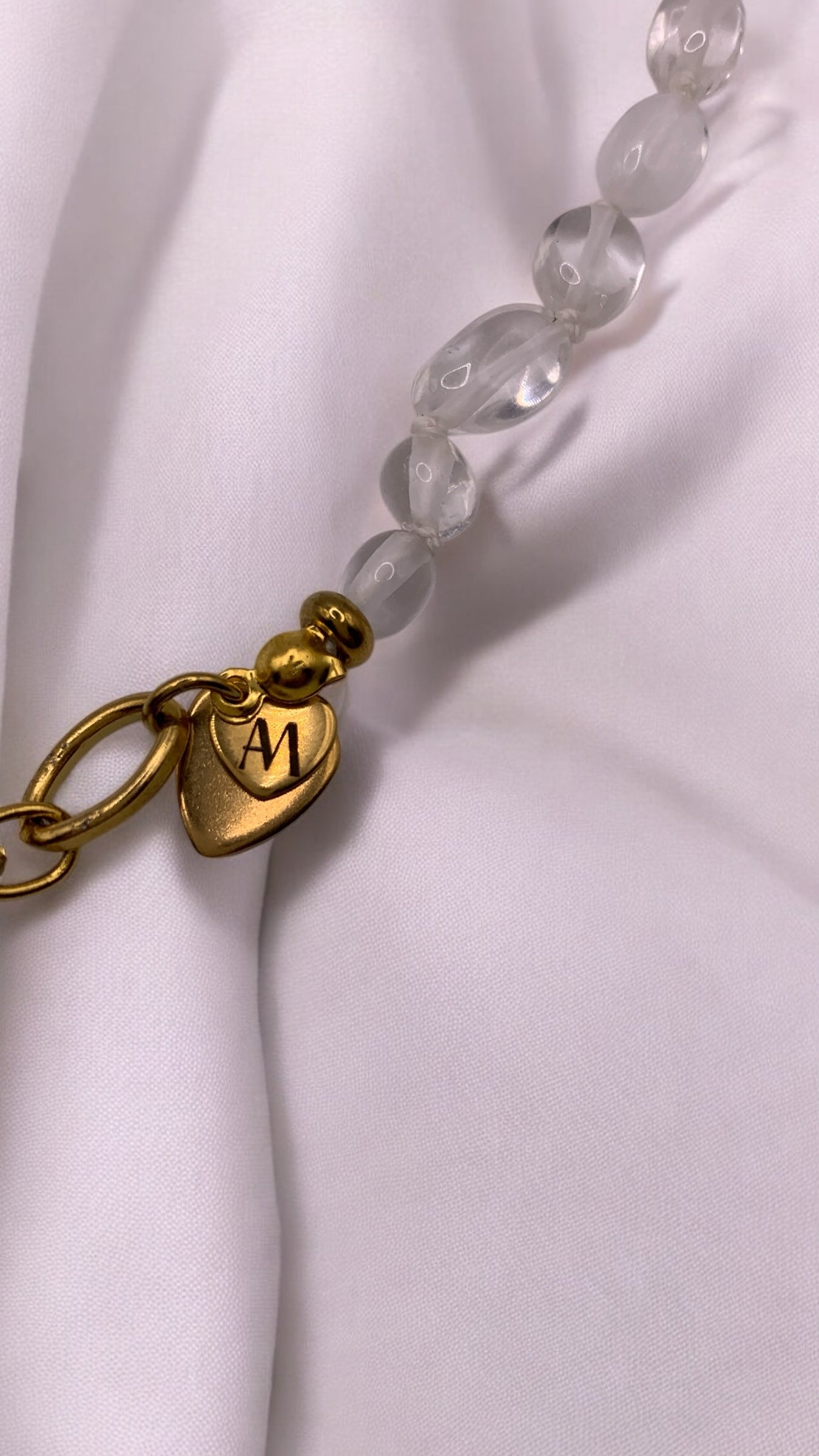 Kette Rock Crystal Heart AMM