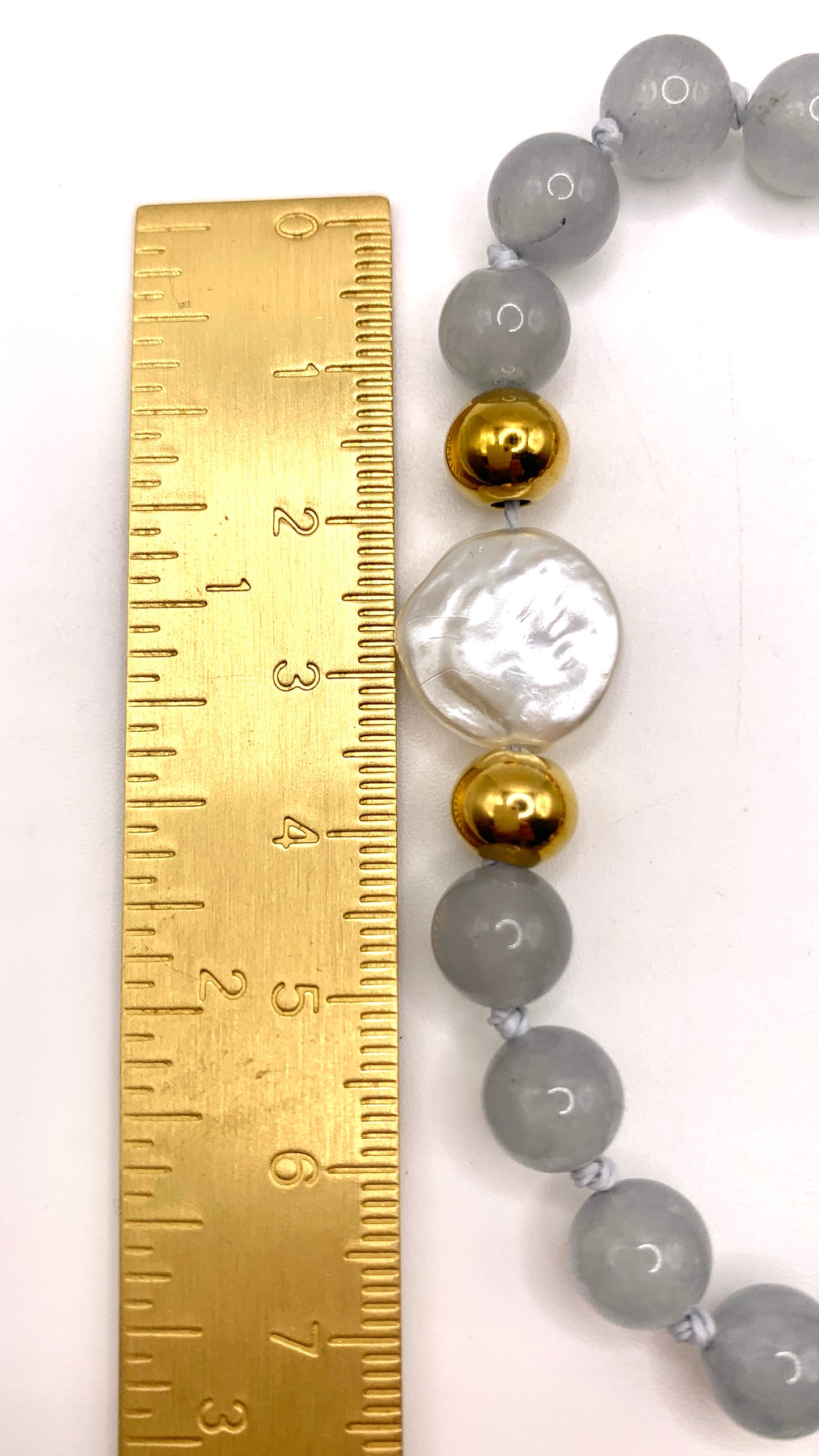 Kette Gray Chalcedon Pearl AMM