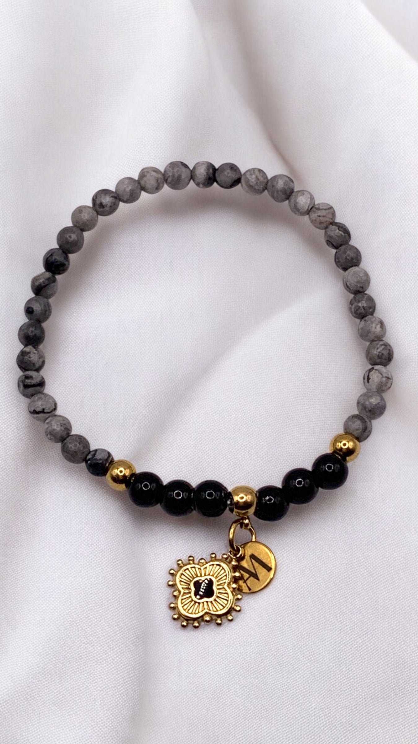 Armband Little Black Flower AMM