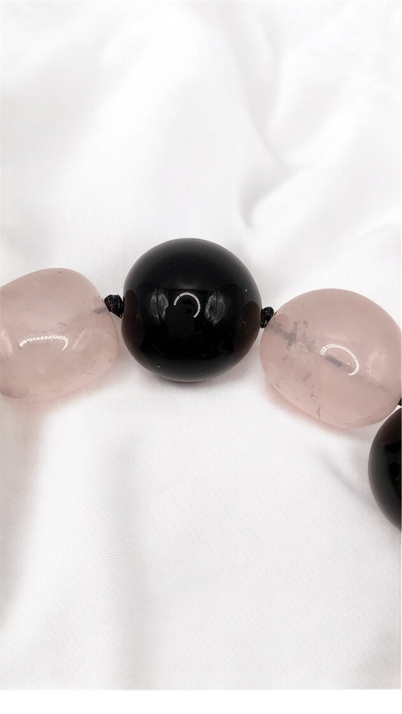 Armband Big Rose and Black Pearl AMM