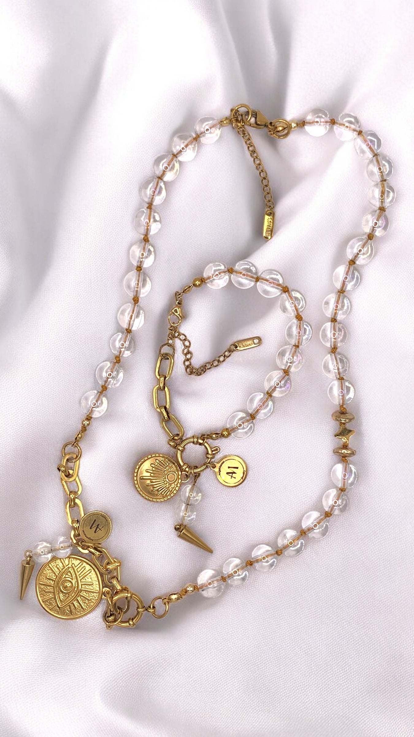 Kette Shiny Transparent Pearl AMM