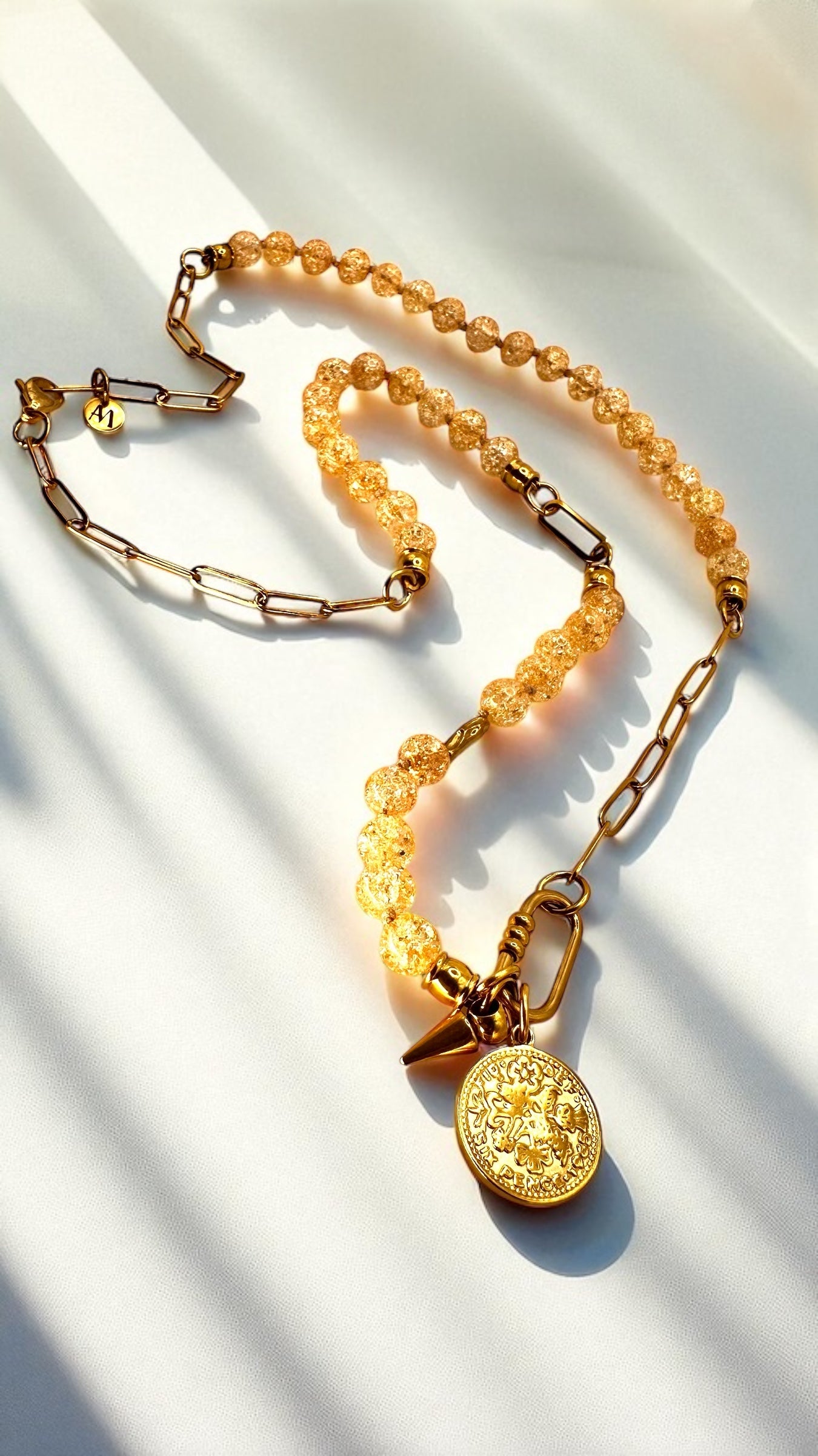 Kette Champagner Quarz AMA