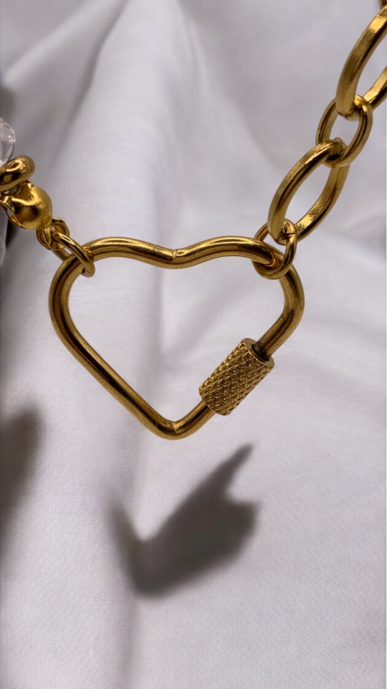 Kette Rock Crystal Heart AMM