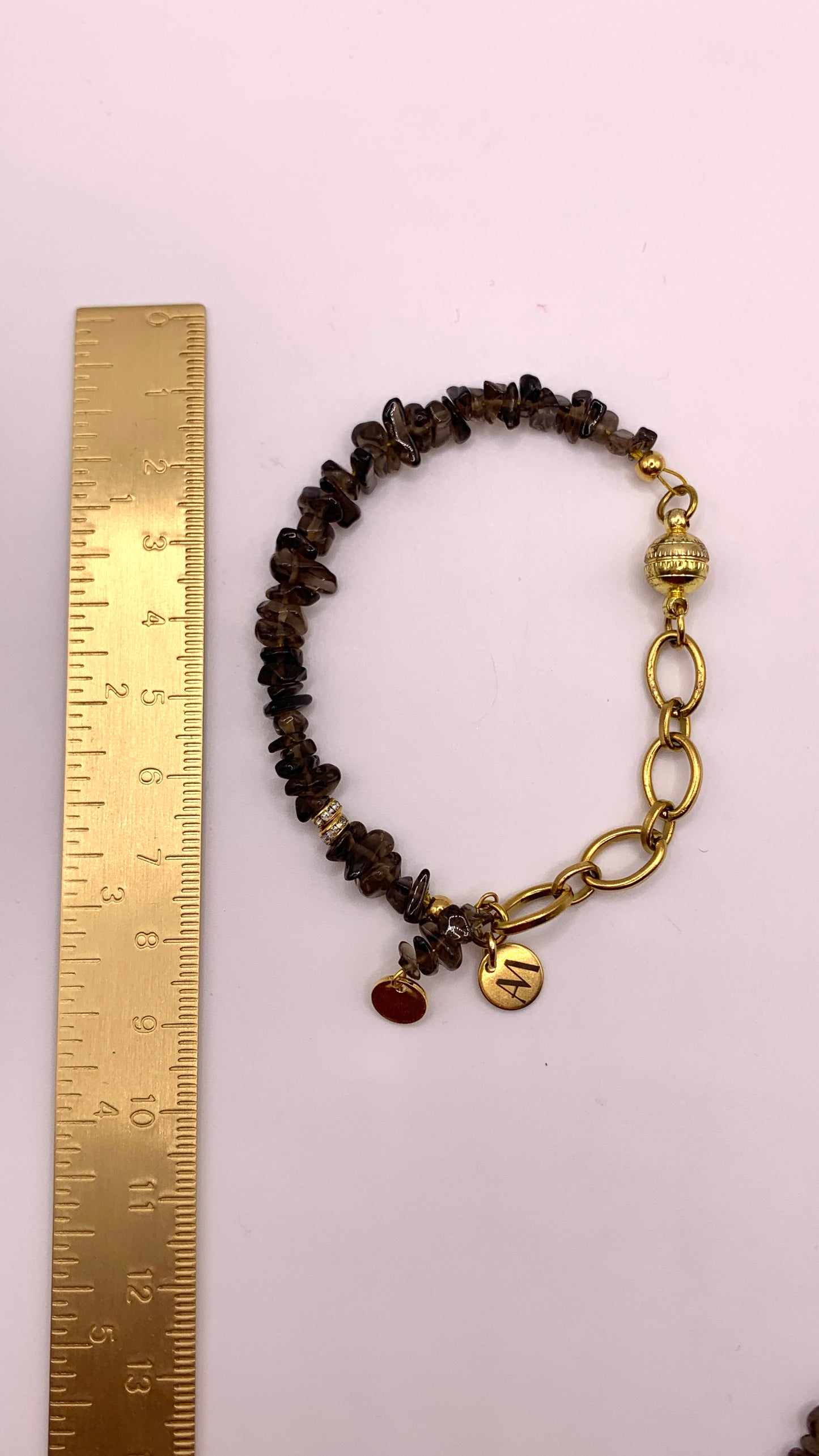 Armband Glittering Smoky Quartz AMM
