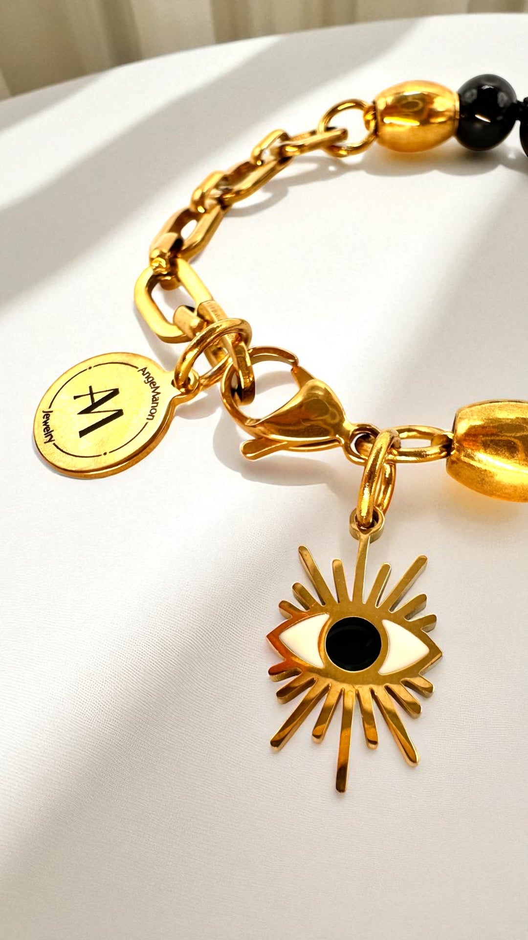 Armband Obsidian Flower-of-life AMA