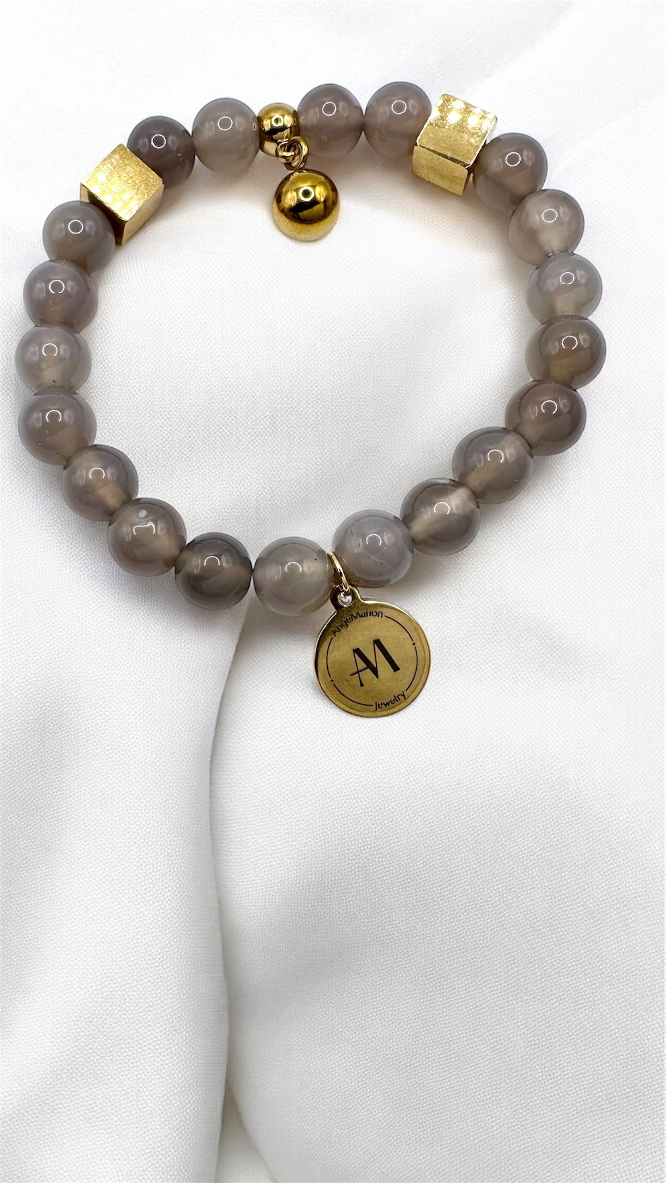 Armband Grey Achat AMA