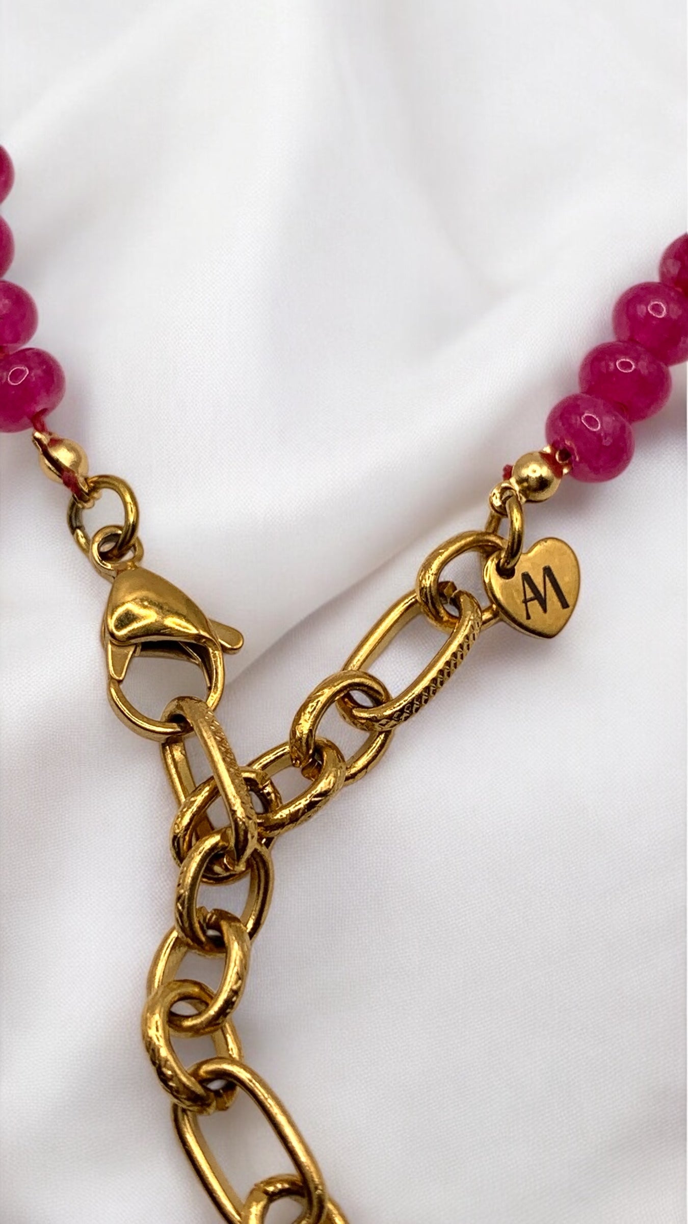 Kette Pink Heart AMM