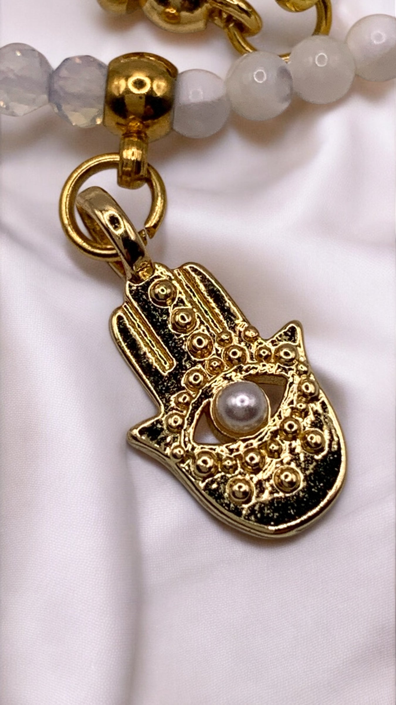 Kette und Armband Opal and Shell Heart AMM