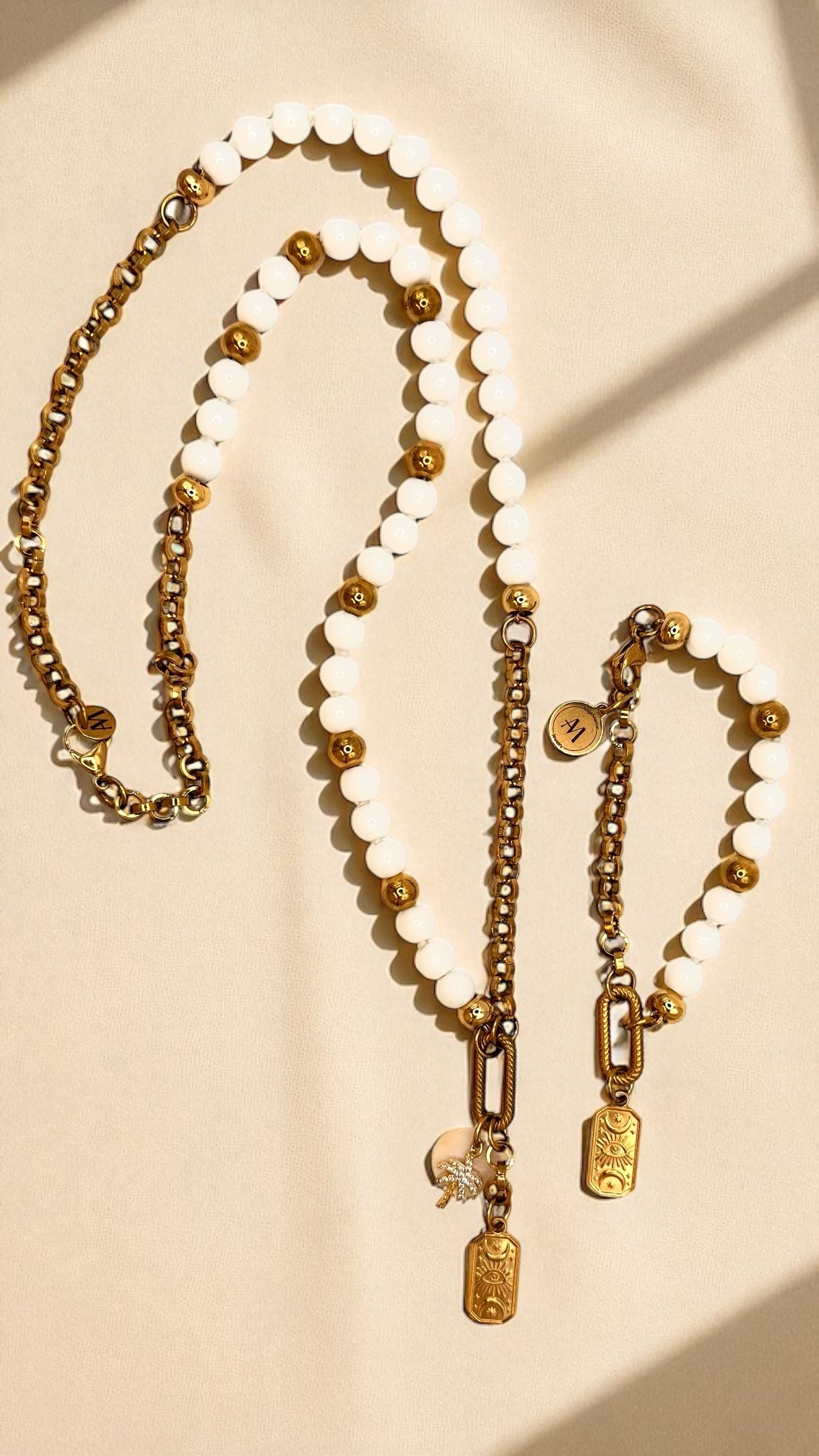 Kette Chalcedon Palm AMA