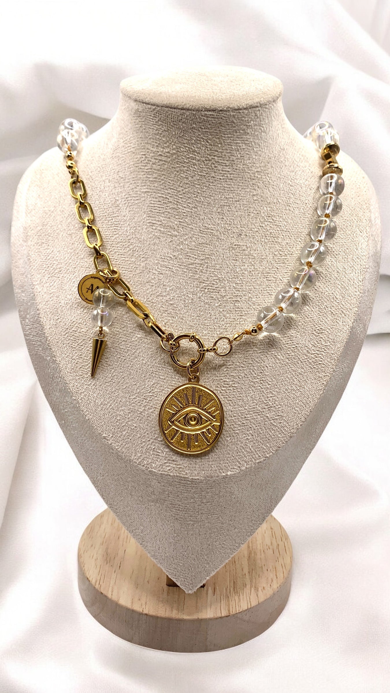 Kette Shiny Transparent Pearl AMM