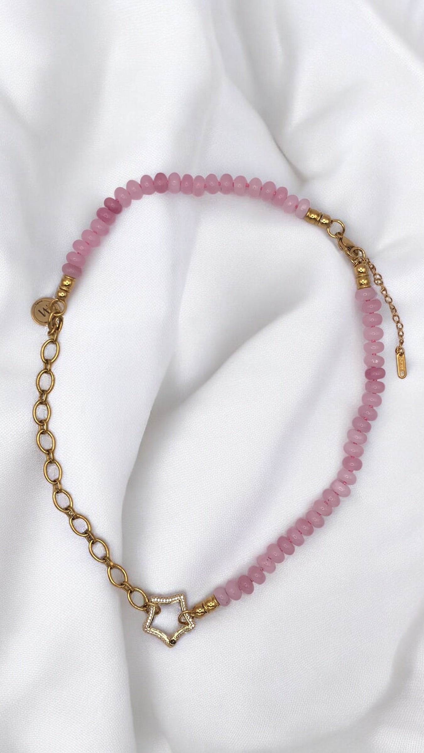 Kette Pink Jade Star AMM