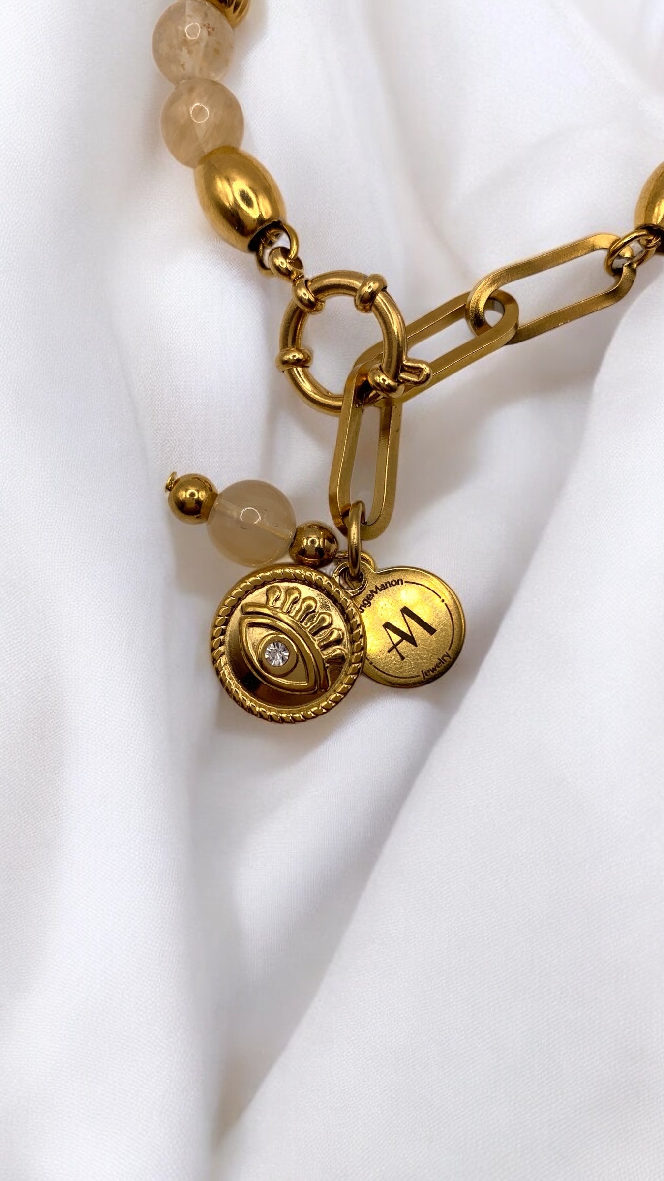 Armband Beige Eye AMM