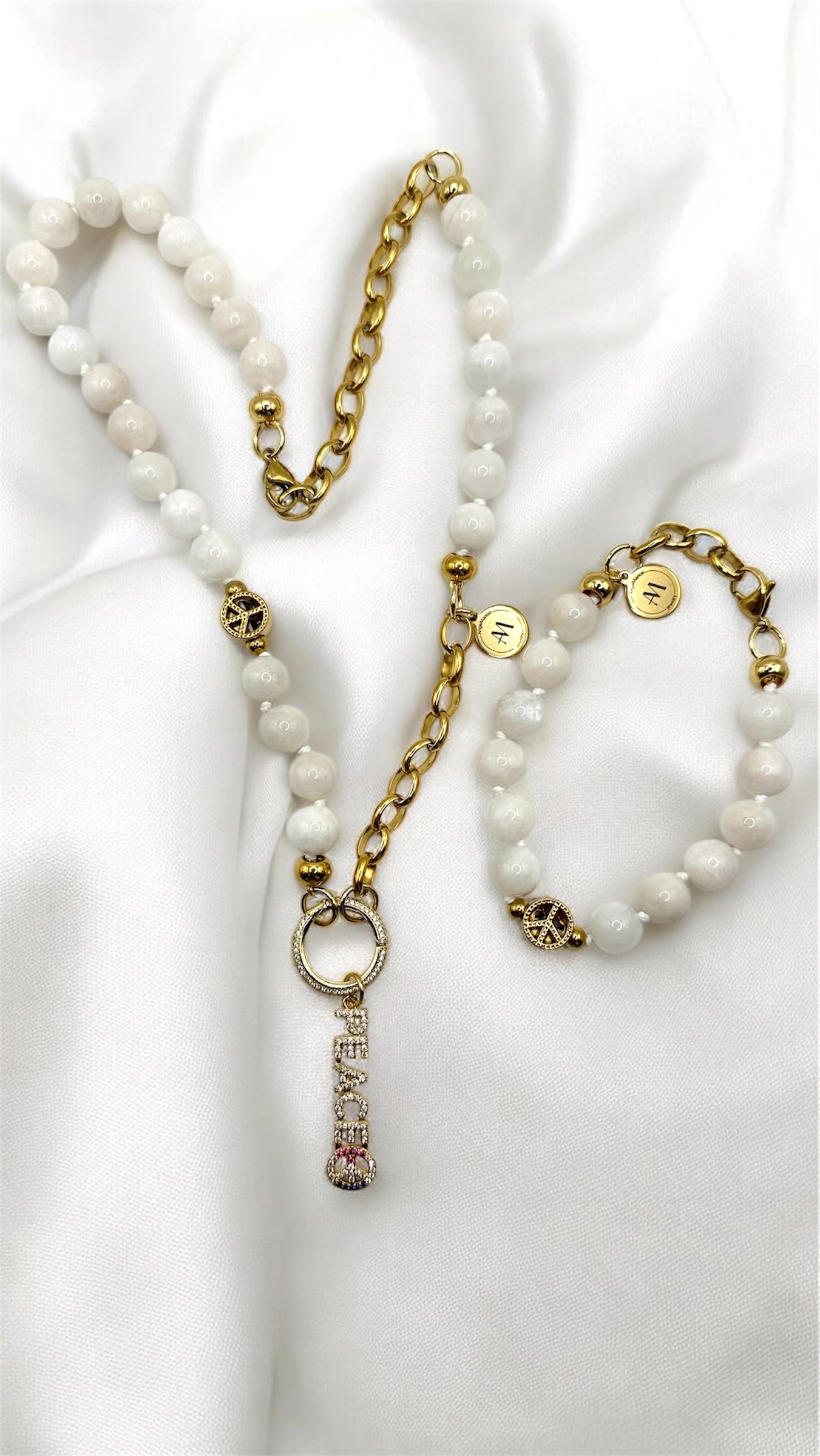 Kette White Peace AMA
