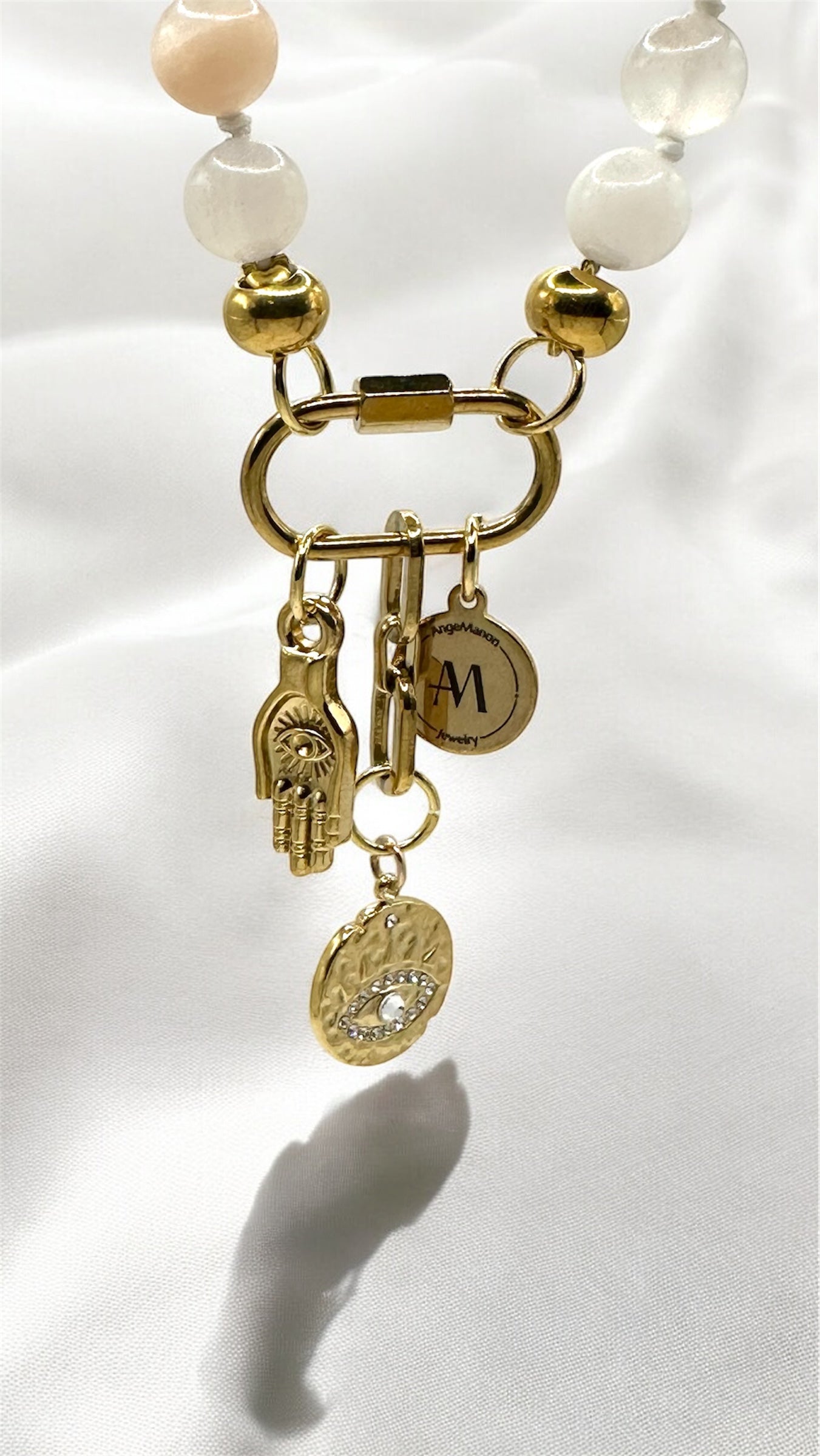 Kette Achat Eye-Hand AMA