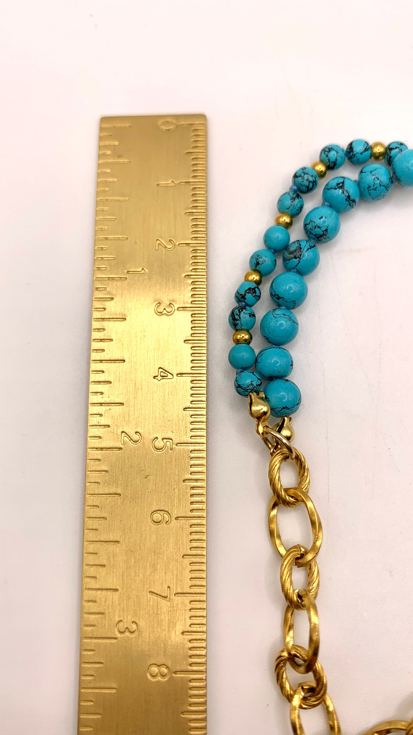Armband Turquoise and White AMM