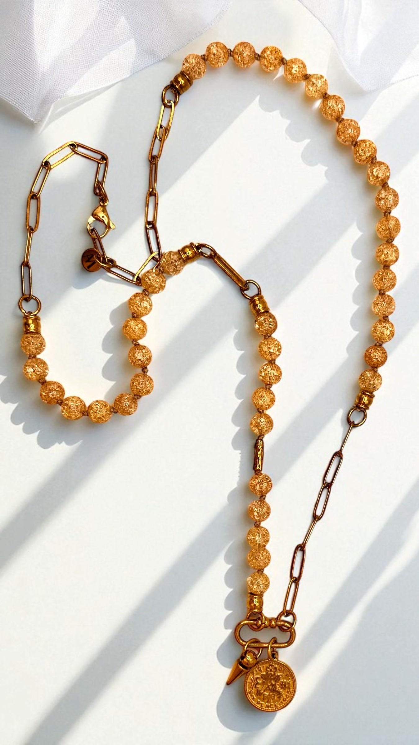 Kette Champagner Quarz AMA