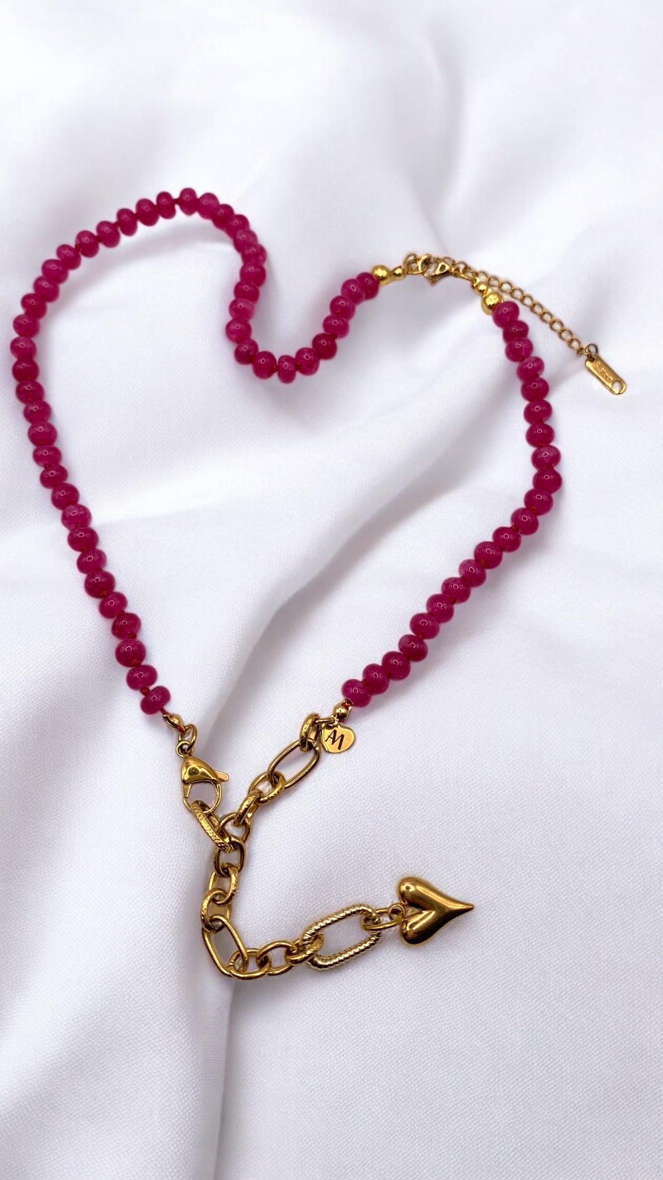 Kette Pink Heart AMM