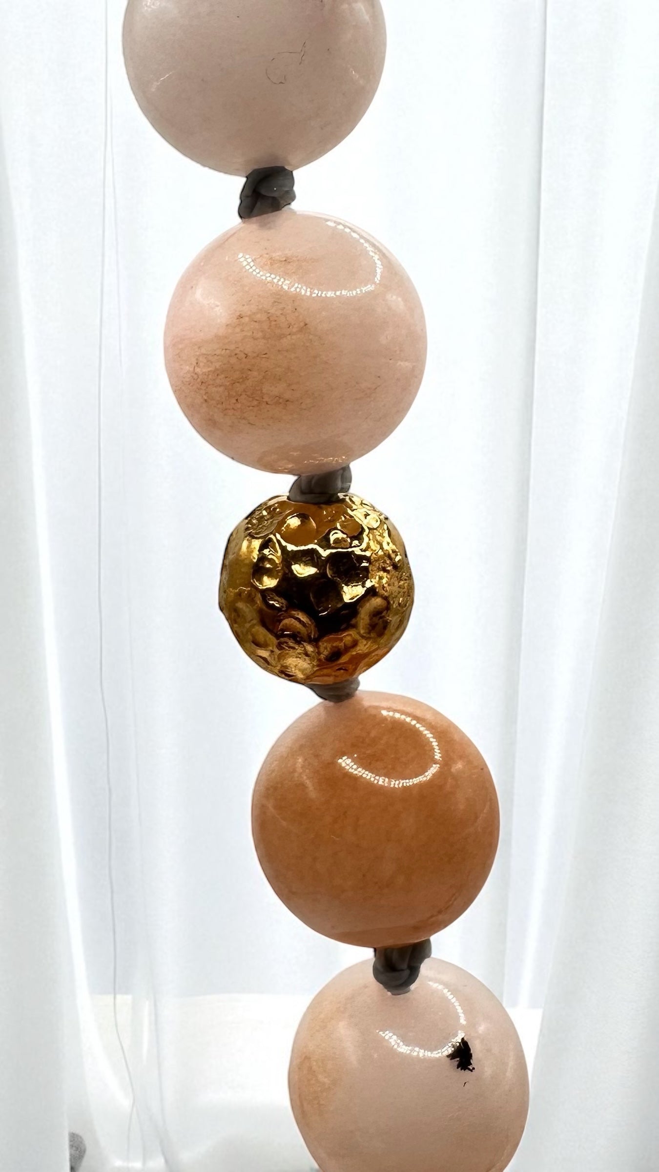 Kette Pink Opal-Chalcedon AMA