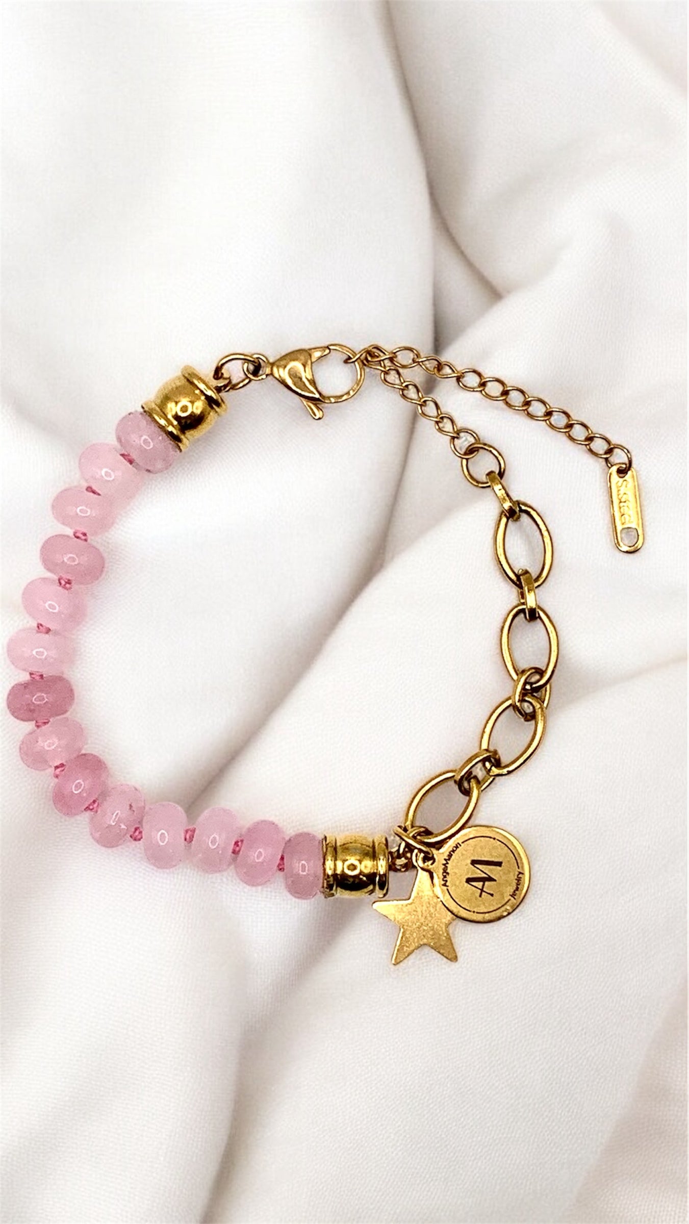 Armband Pink Jade Star AMM