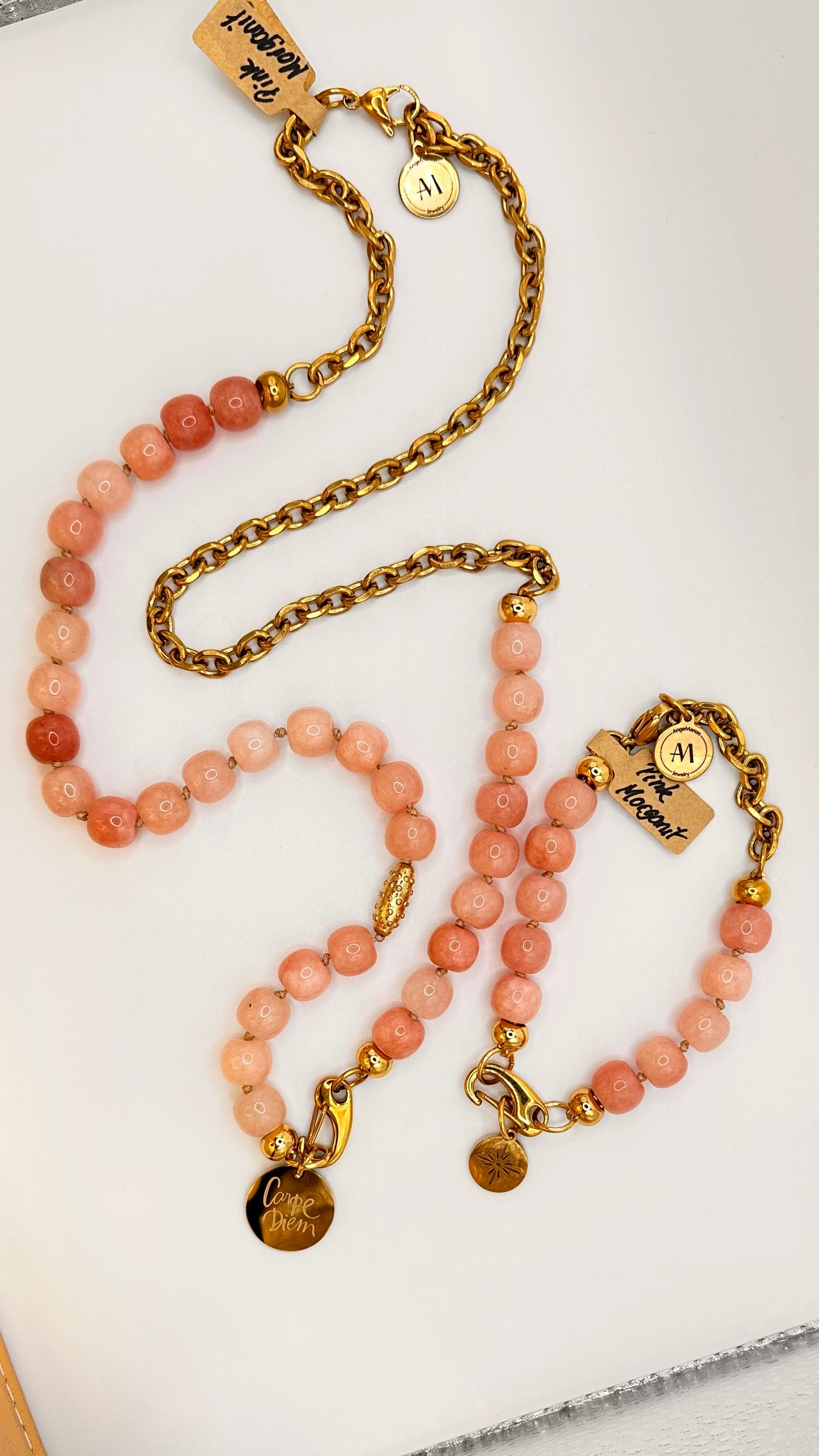 Armband Pink Morganit AMA