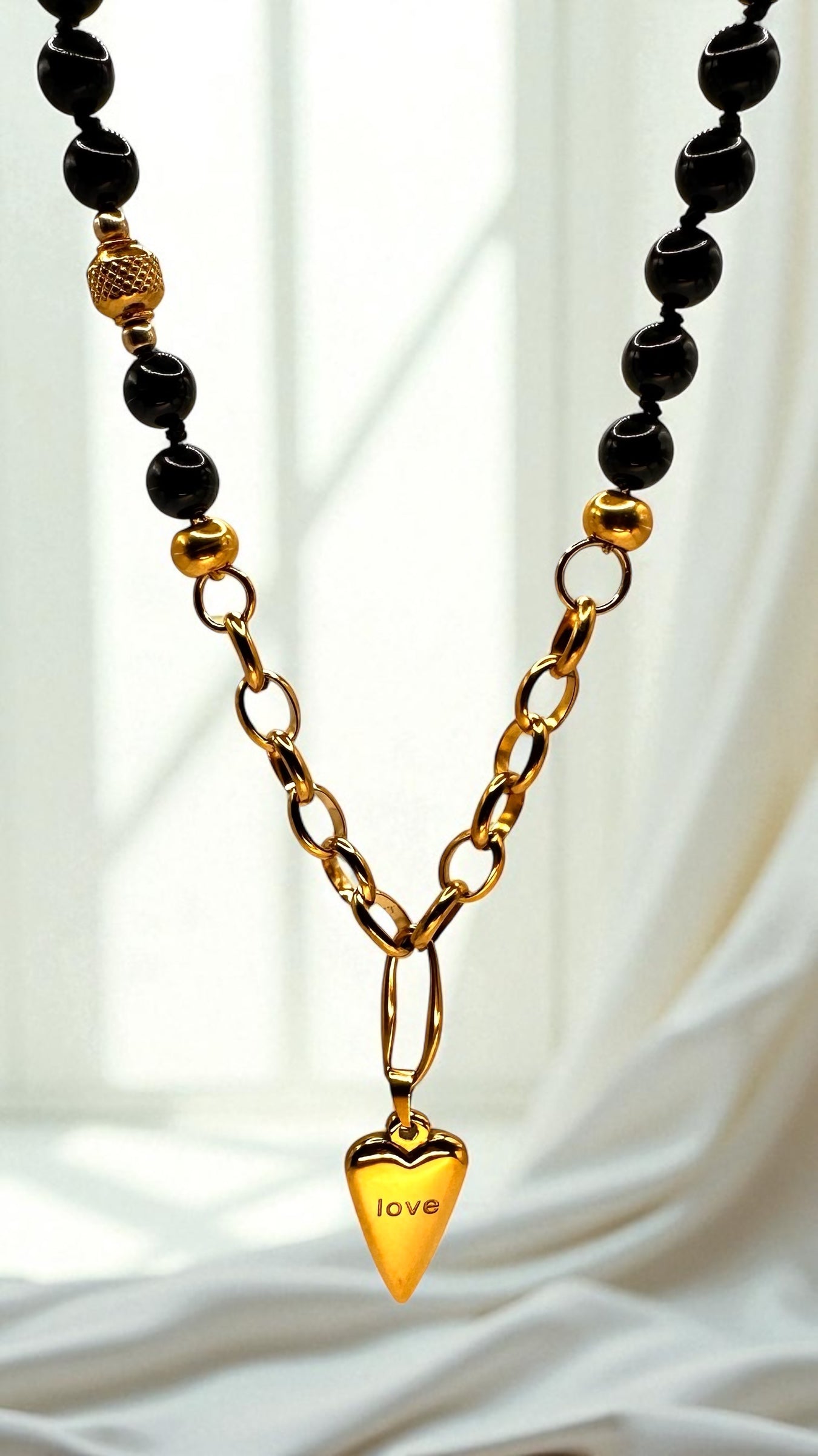 Kette Black Turmalin AMA