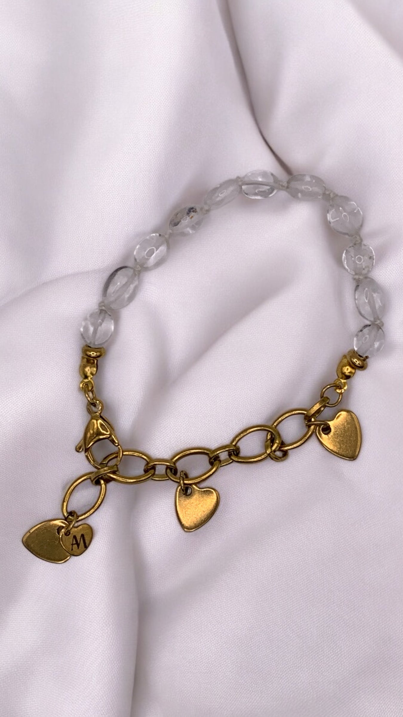Armband Rock Crystal Heart AMM