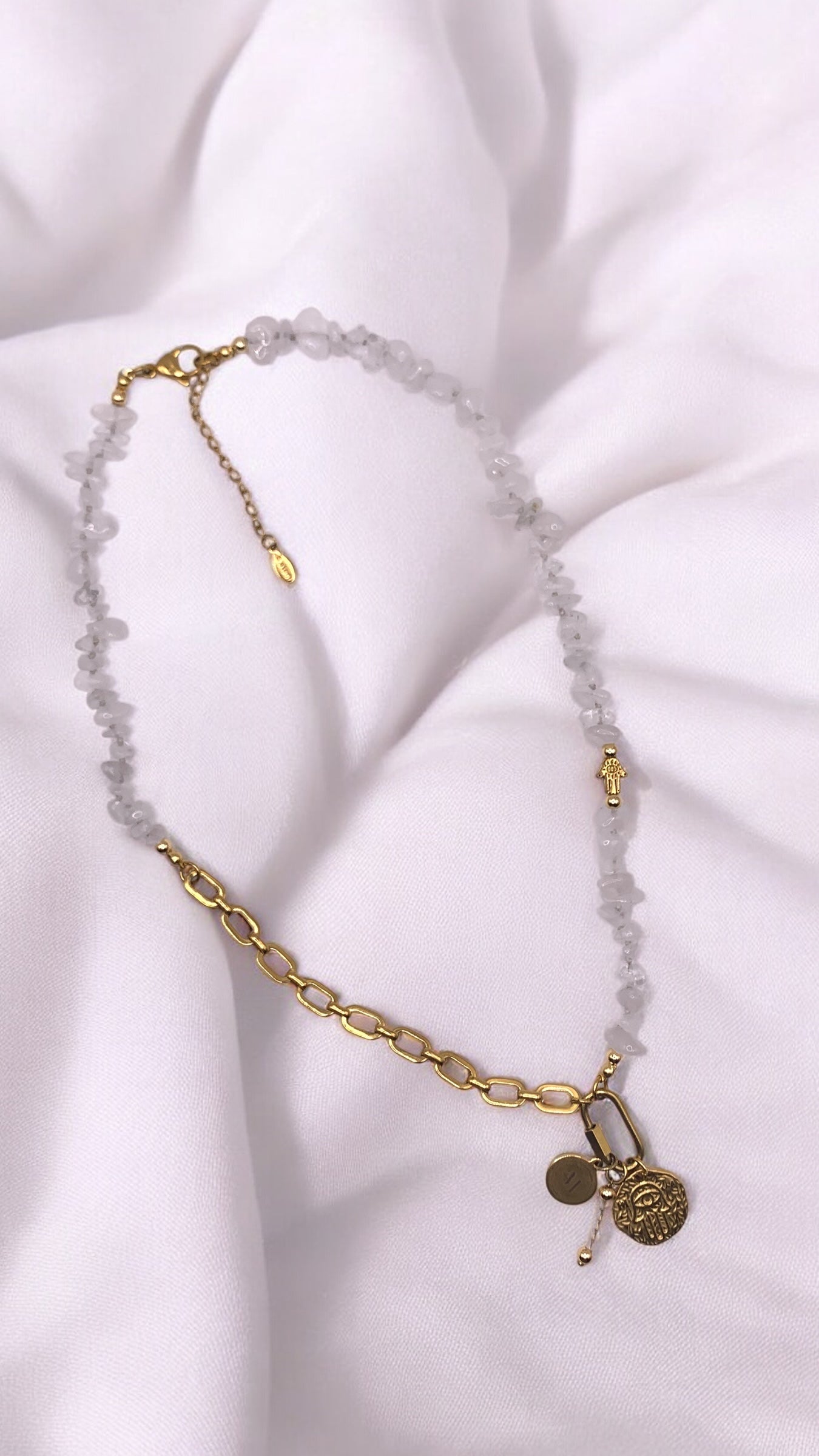 Kette Rock Crystal Hand AMM