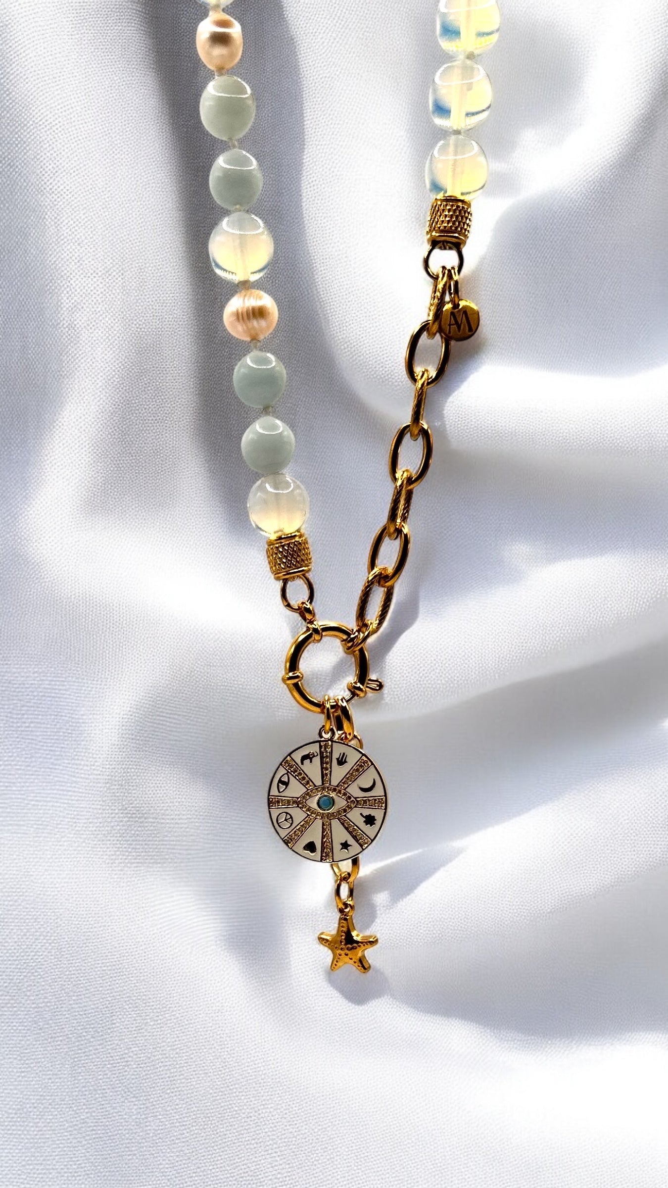 Kette Pearl Opal Summer AMA