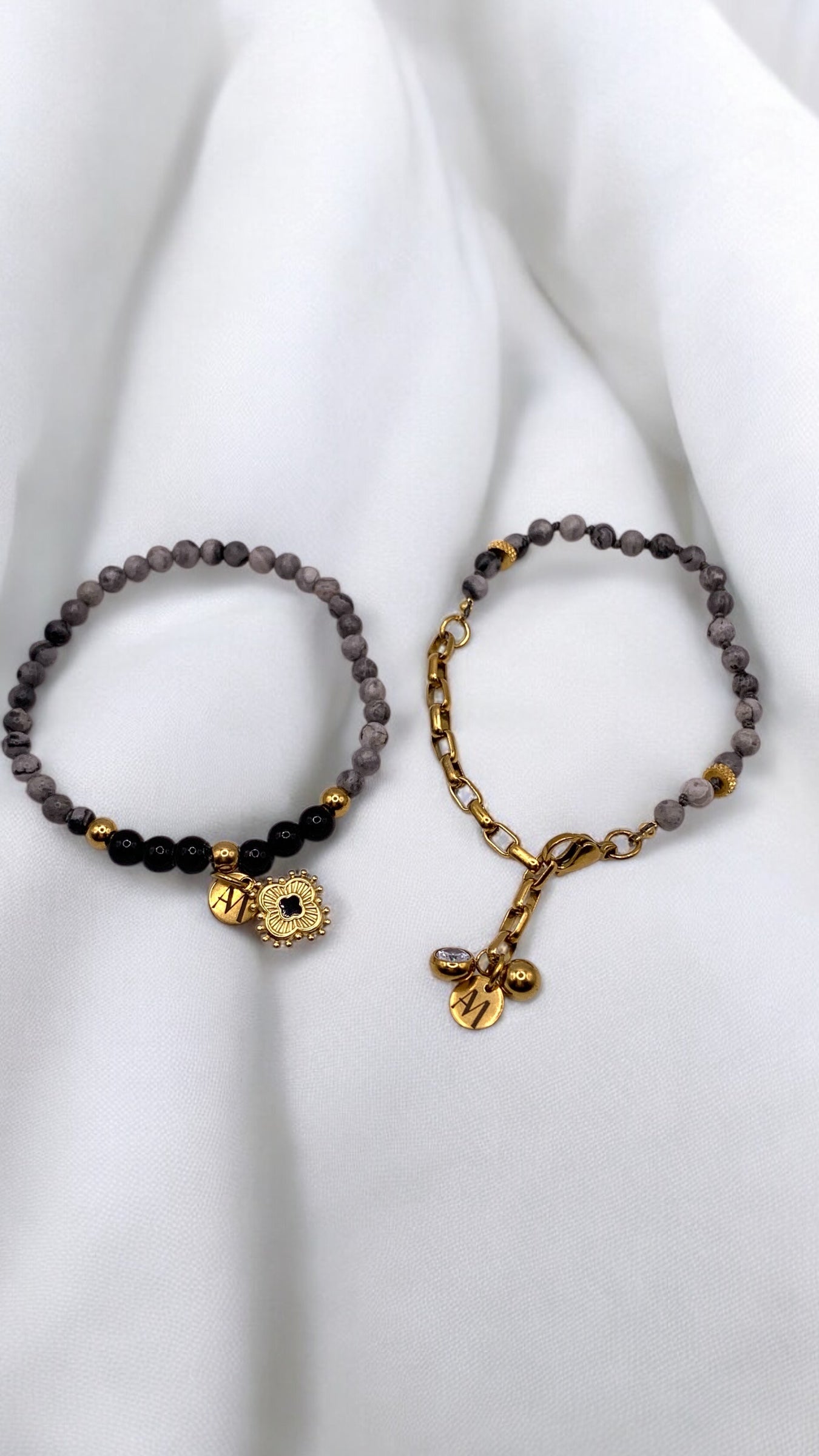 Armband Little Black Flower AMM