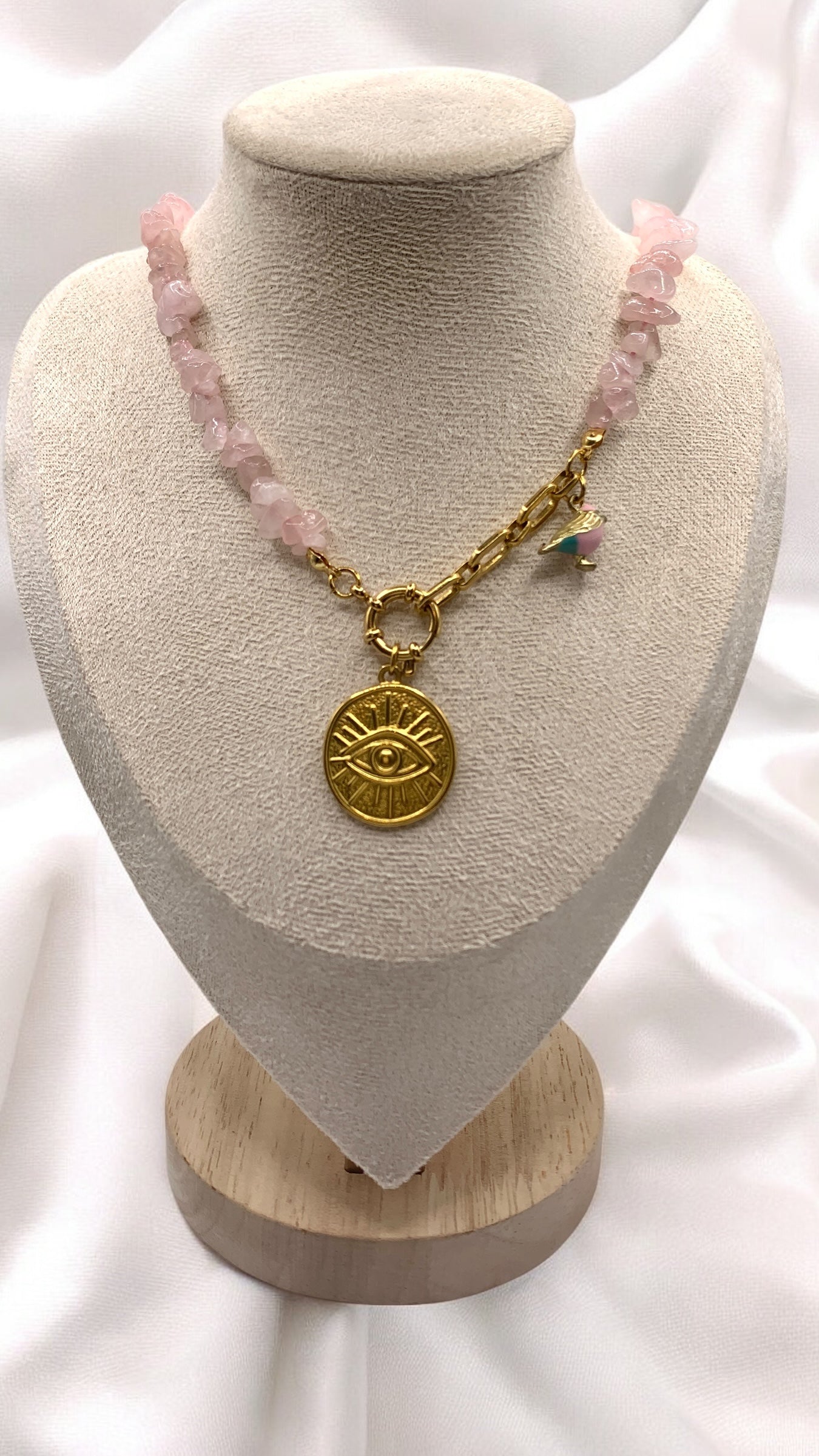Kette Sweet Quartz Bird AMM