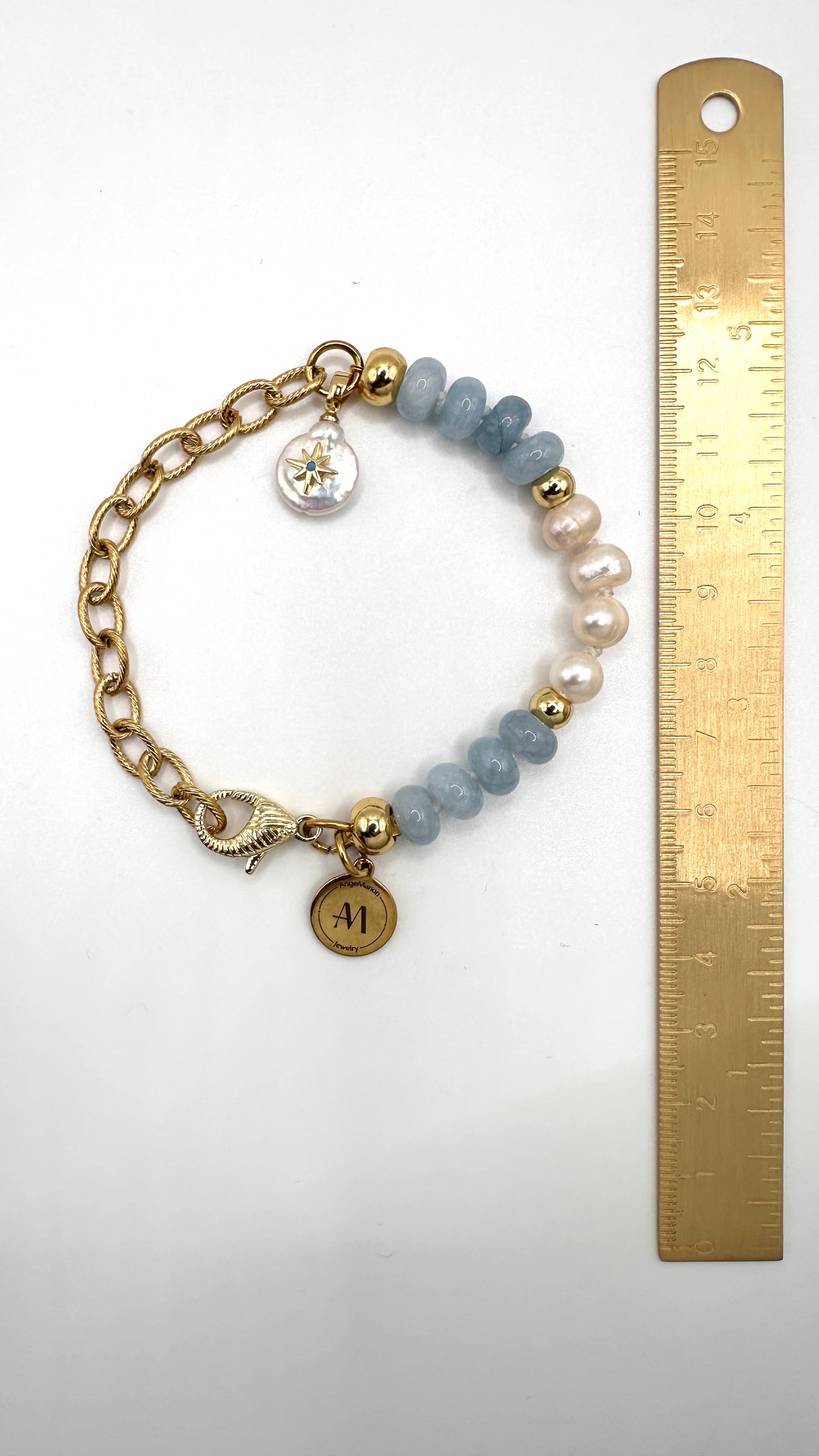 Armband Pearl-Aquamarin AMA